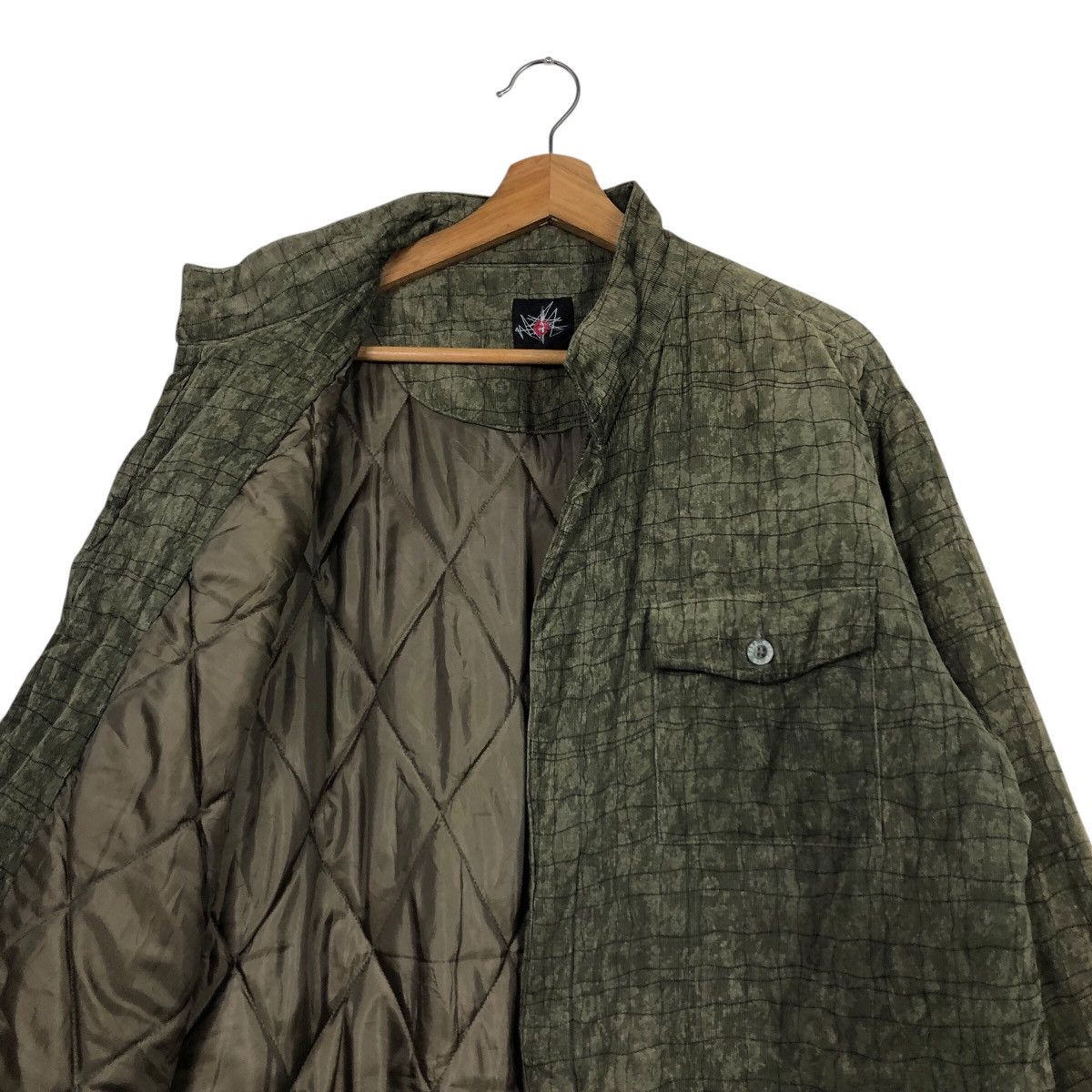 Japanese Brand Capo Di Pazzo Minimalist Stand-Neck Quilted Coat Size US L / EU 52-54 / 3 - 13 Thumbnail