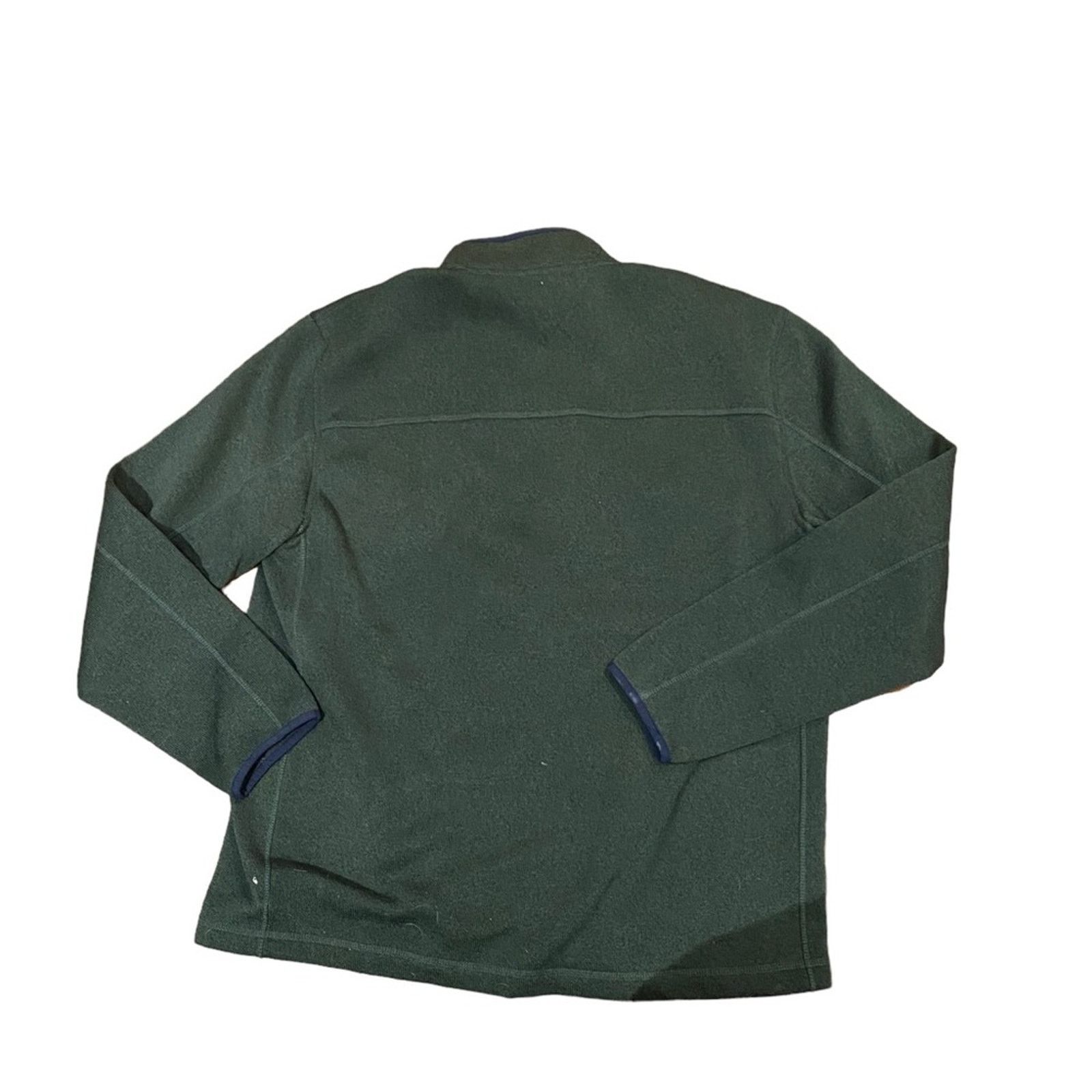 Tommy Hilfiger Tommy Hilfiger Mens XXL Dark Green Fleece Full Zip Jacket Size US XXL / EU 58 / 5 - 2 Thumbnail