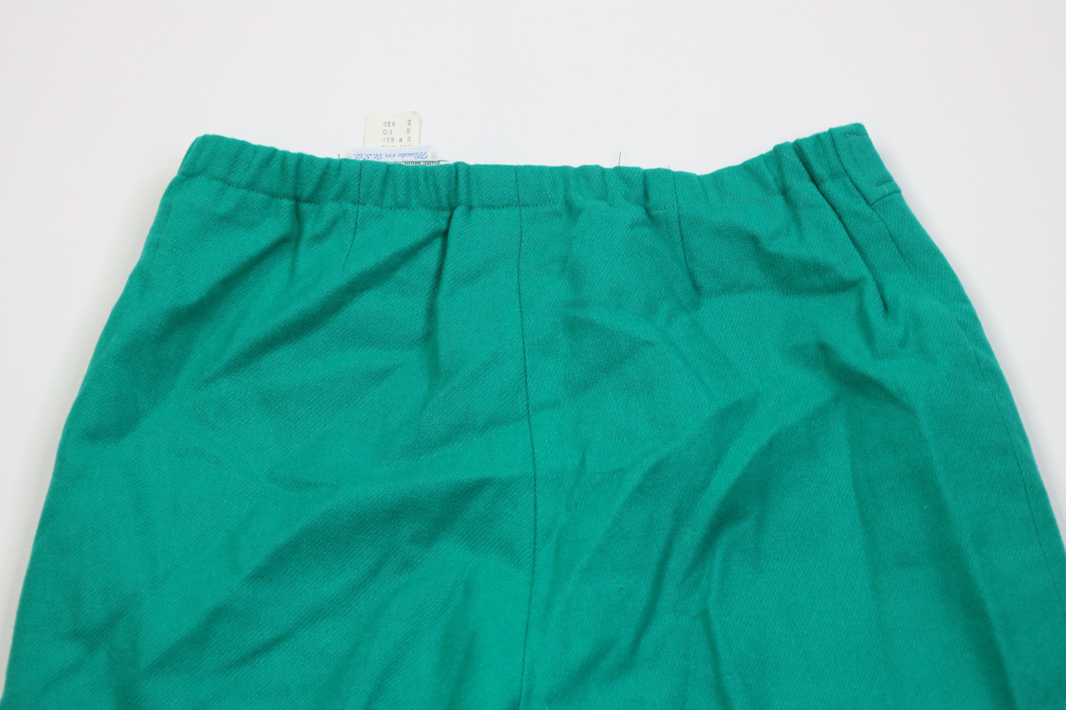 Vintage Vintage 70s Streetwear Flared Wide Leg Chino Pants Teal USA Size 32" / US 10 / IT 46 - 13 Thumbnail