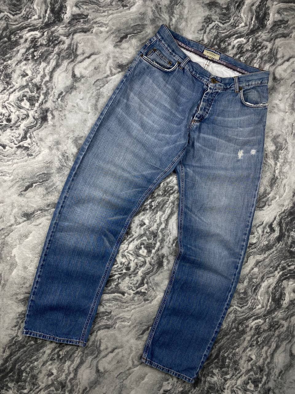 Burberry Vintage Burberry Denim Baggy Jeans Size US 34 / EU 50 - 6 Thumbnail