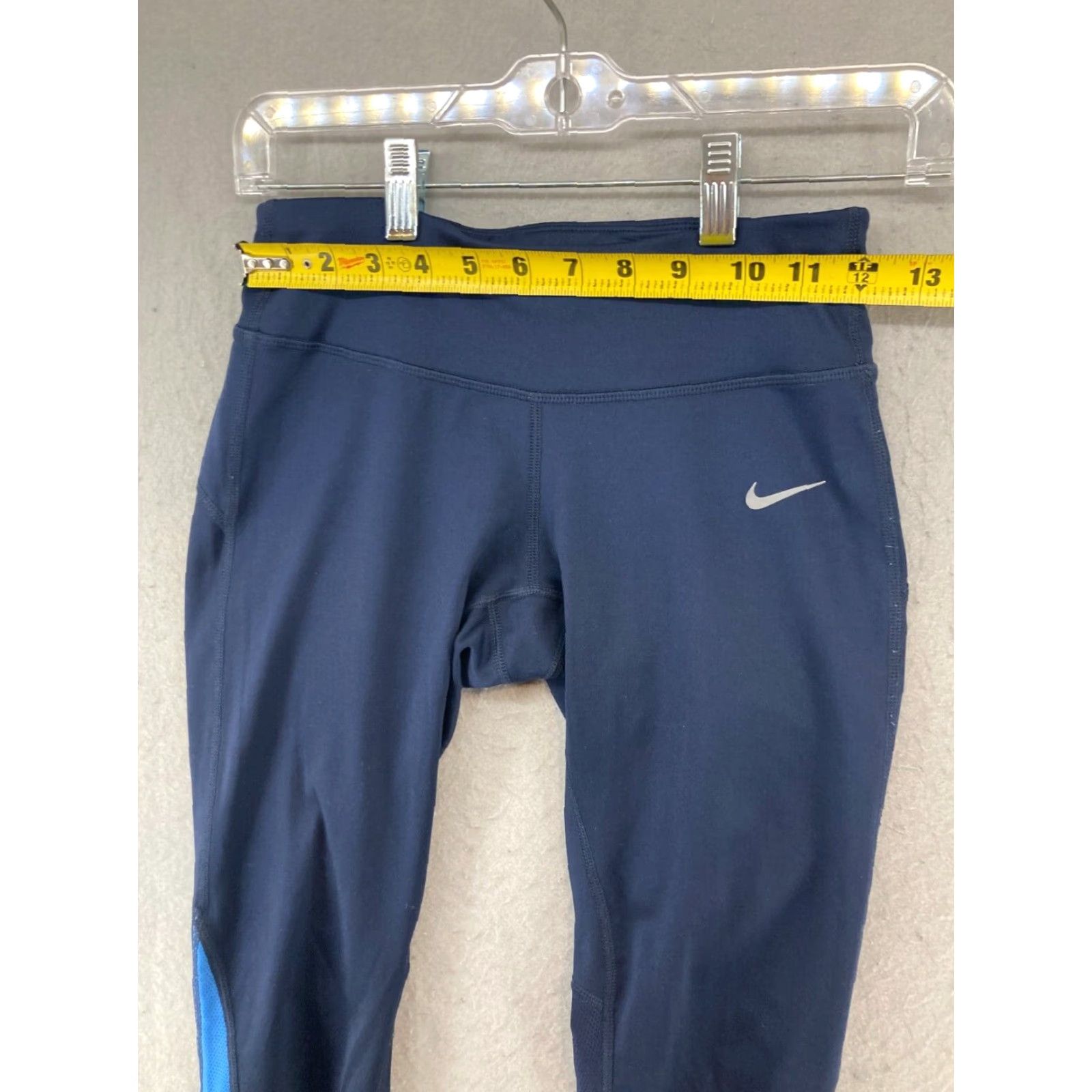 Nike Nike Dri-Fit Womens Pants XS Blue Stretch Athletic Size 26" / US 2 / IT 38 - 2 Thumbnail