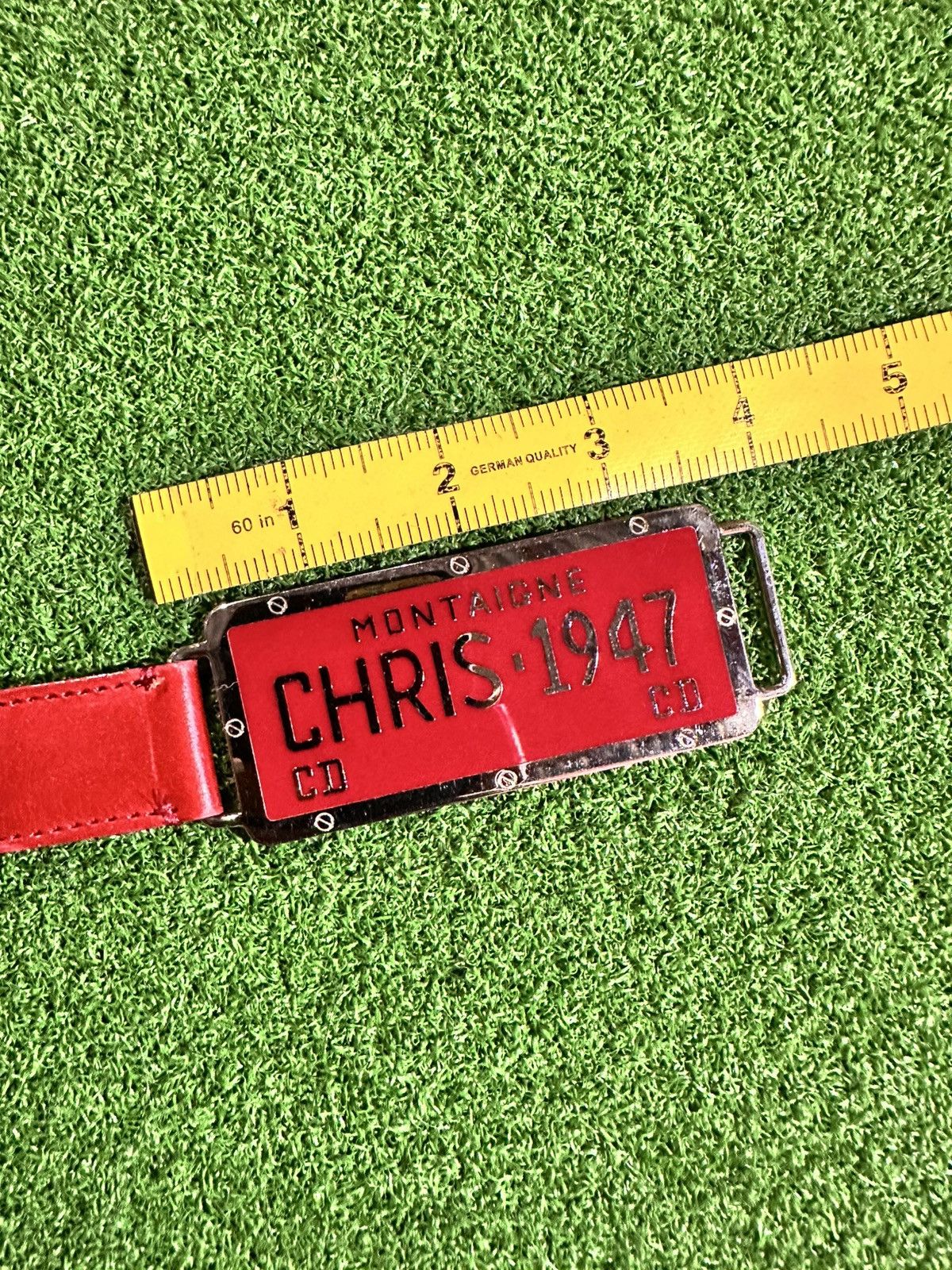 Christian Dior Monsieur Rare Christian Dior plate belt Size ONE SIZE - 9 Thumbnail