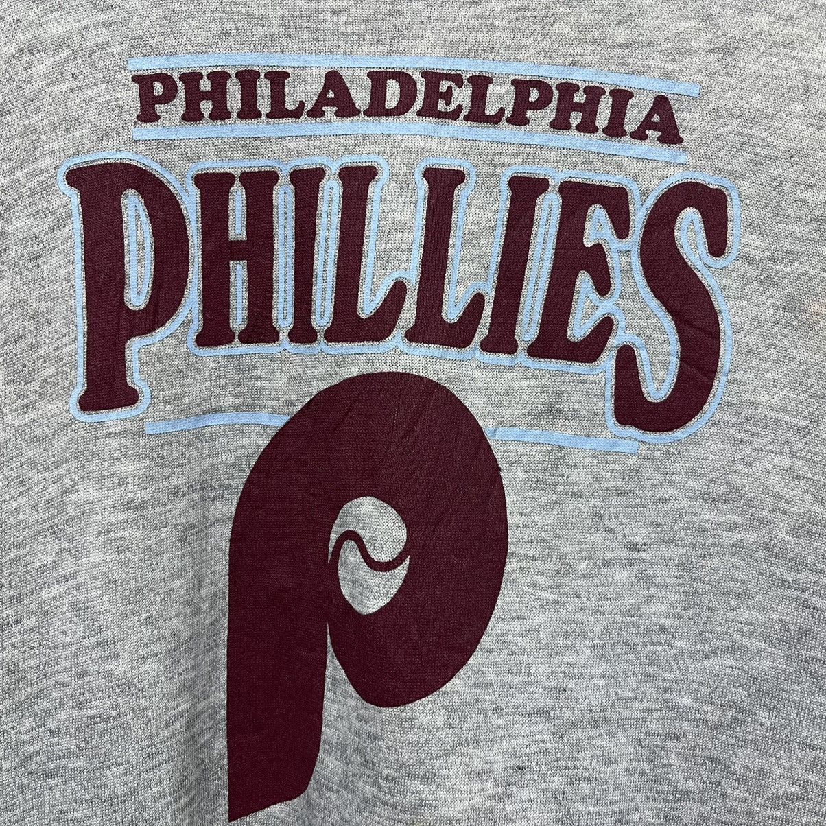 MLB Vintage 80s Philadelphia Phillies MLB Sweatshirt Size US L / EU 52-54 / 3 - 5 Thumbnail