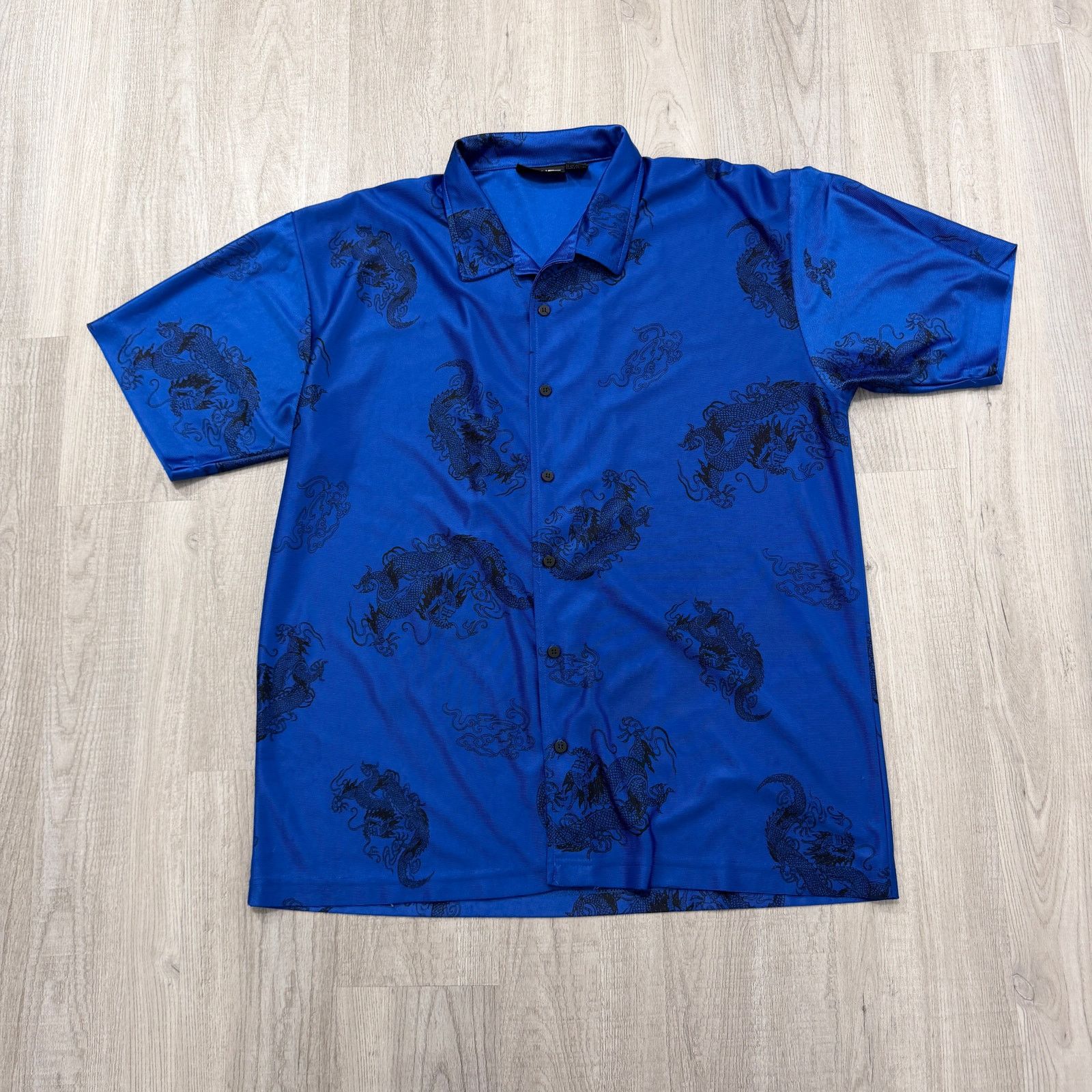 Vintage Vintage ODO Shirt Men's Extra Large Blue Dragon Anime Size US XL / EU 56 / 4 - 1 Thumbnail