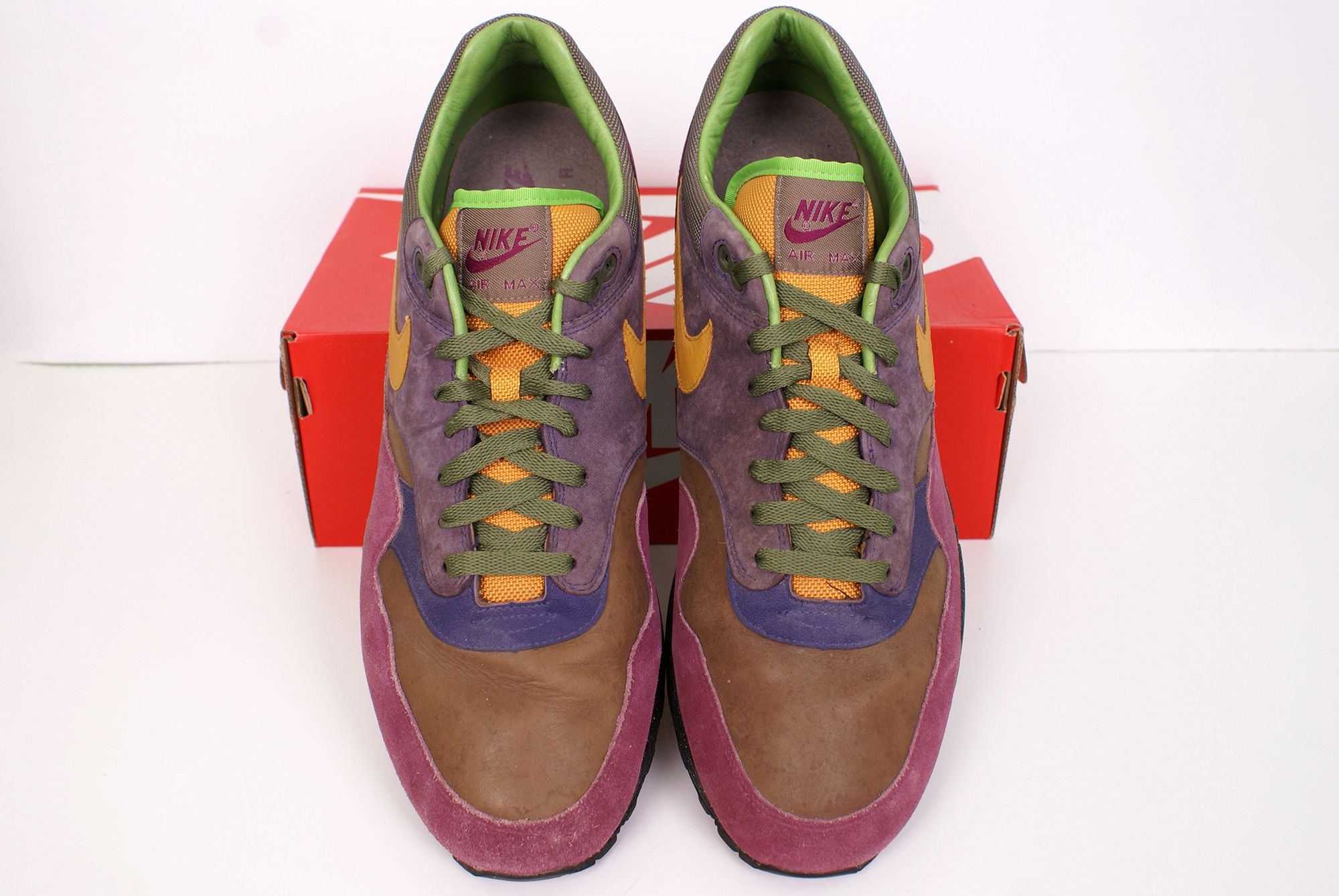 Nike 2006 Nike Air Max 1 Premium TERRA HUARACHE Olive Grey Grape Size US 15 / EU 48 - 3 Thumbnail