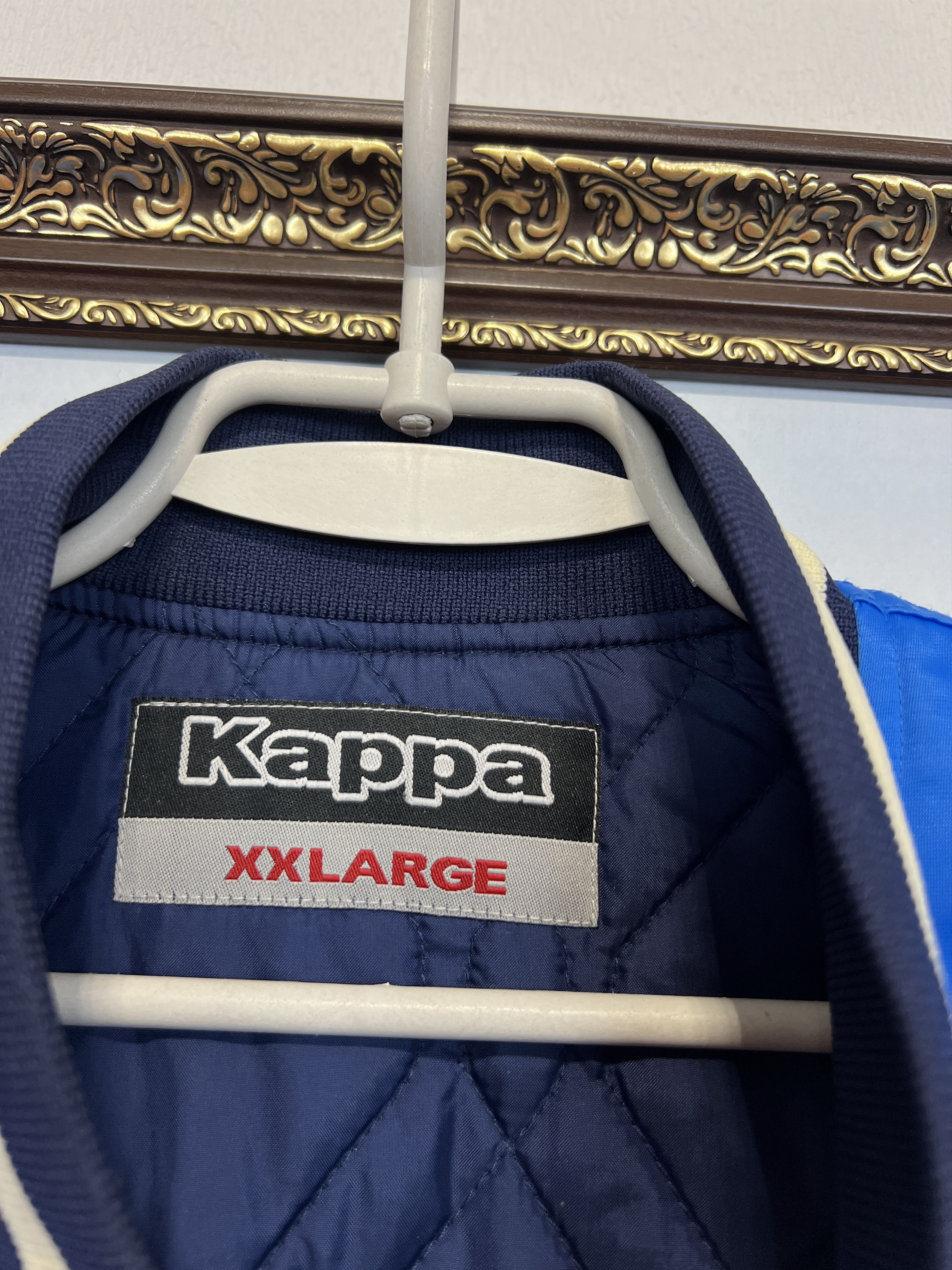 Kappa Vintage Italy Football Satin Jacket Soccer Bomber Track Top Size US XXL / EU 58 / 5 - 10 Thumbnail