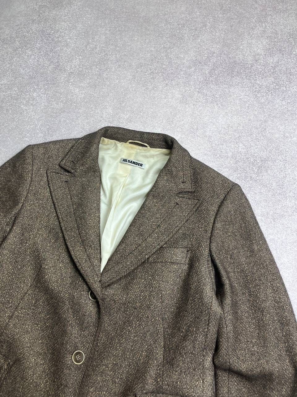 Jil Sander Vintage Jil Sander Tweed Blazer Jacket 42 Size M / US 6-8 / IT 42-44 - 2 Thumbnail