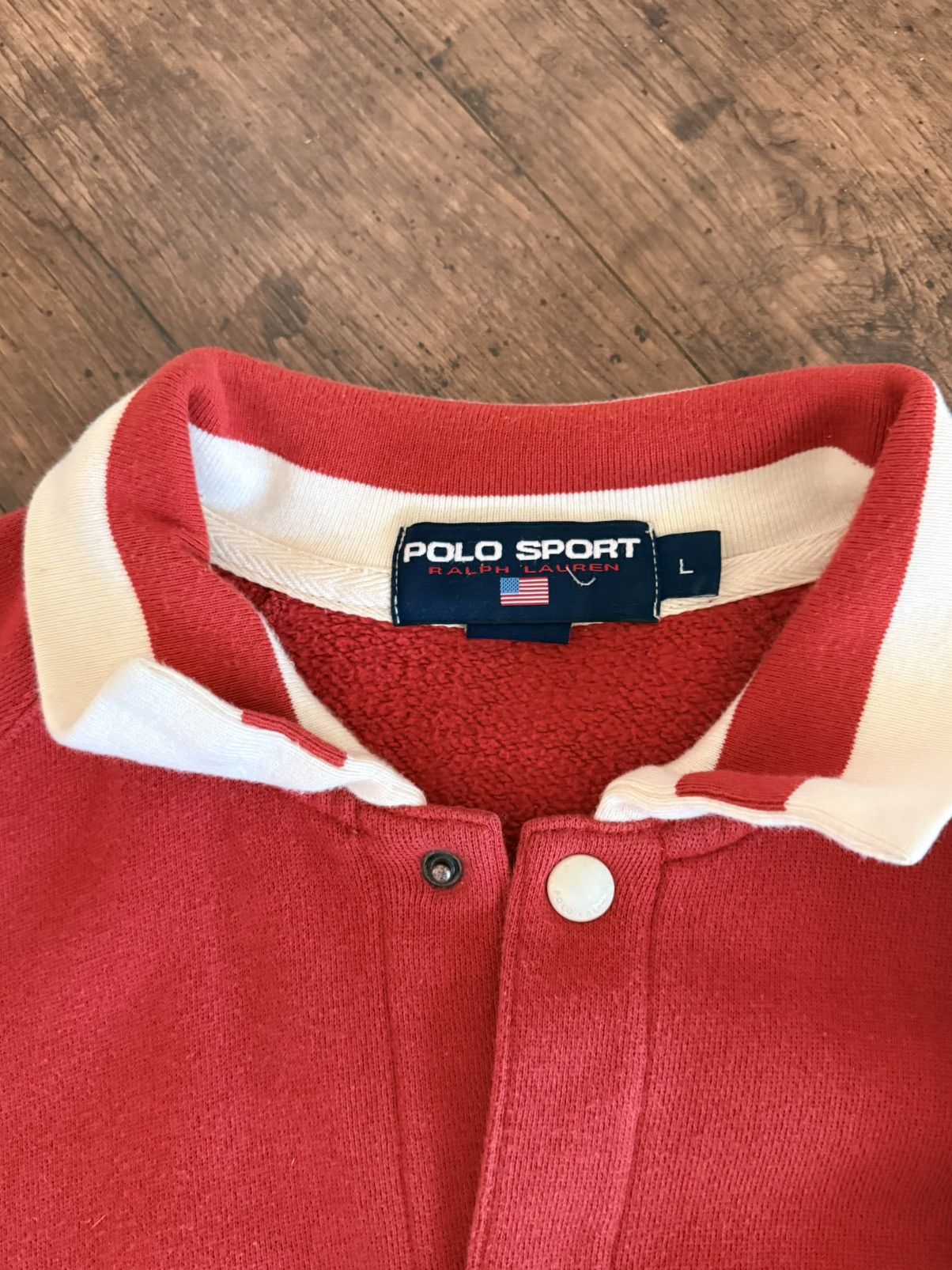 Polo Ralph Lauren Vintage Polo Soort Letterman Jacket Size US L / EU 52-54 / 3 - 6 Thumbnail
