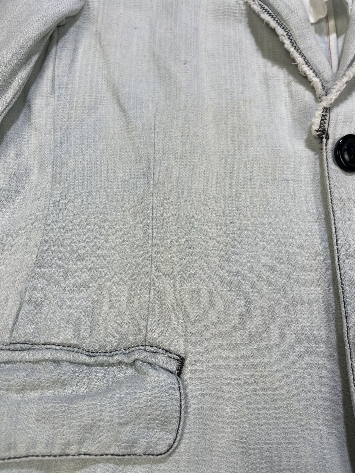 Armani Armani Jeans Hemp Denim Aged Jacket Size US M / EU 48-50 / 2 - 6 Thumbnail