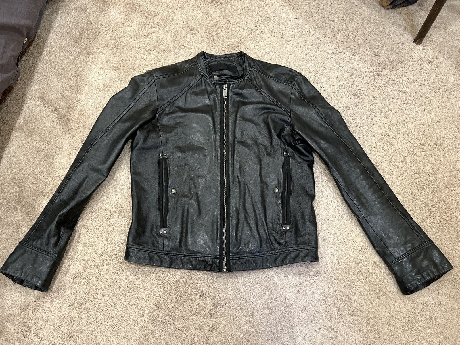 [LAST DROP] DIESEL LAMBSKIN LEATHER JACKET