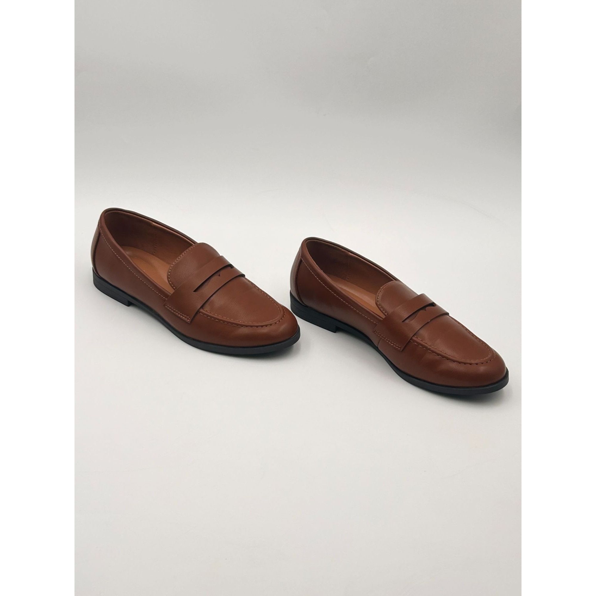 Other Kensie GITTY Cognac Penny Loafers Women US 8 Slip On Flat Co Size US 8 / IT 38 - 6 Thumbnail