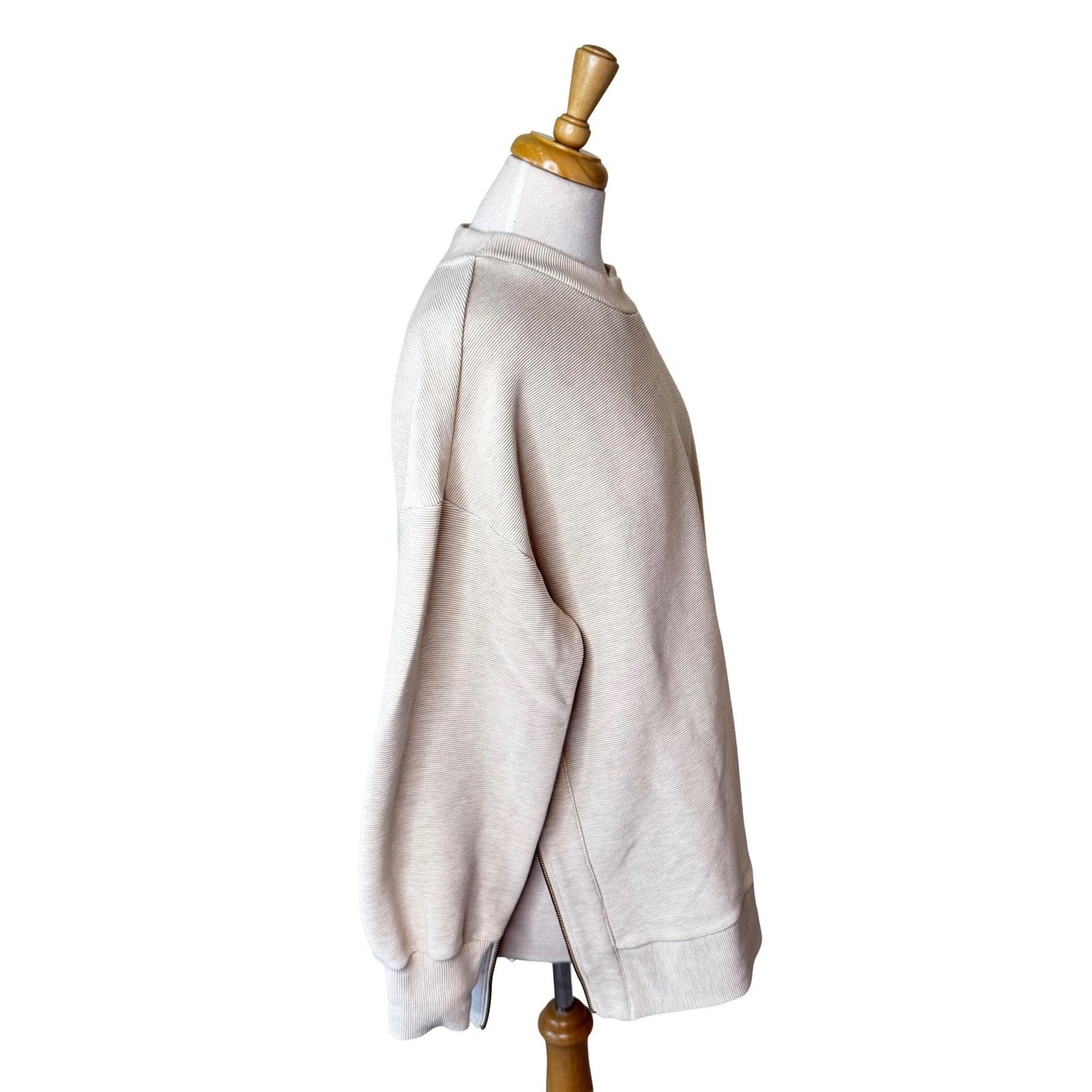 Varley VARLEY Mae Boyfriend Sweat in Egret Ottomon Size Medium Size M / US 6-8 / IT 42-44 - 6 Thumbnail
