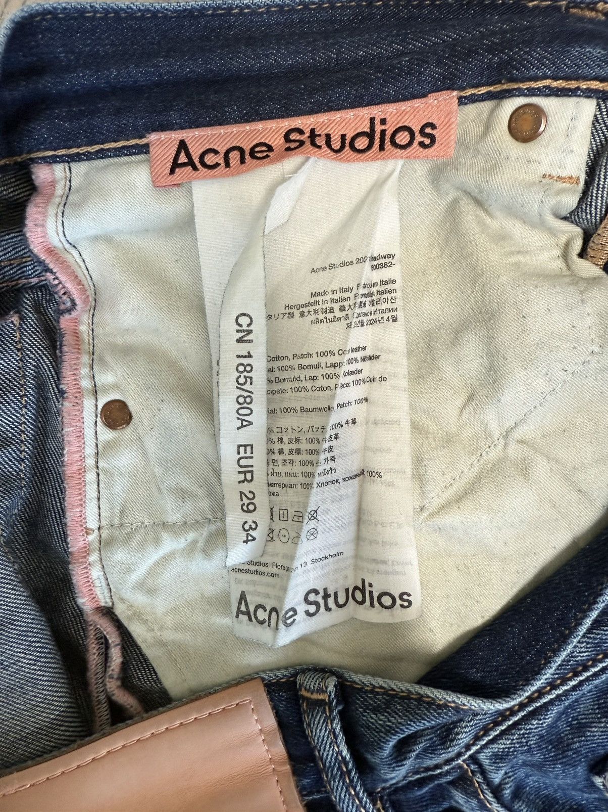 Acne Studios Acne Studios 2021M Broadway Size US 29 - 5 Thumbnail