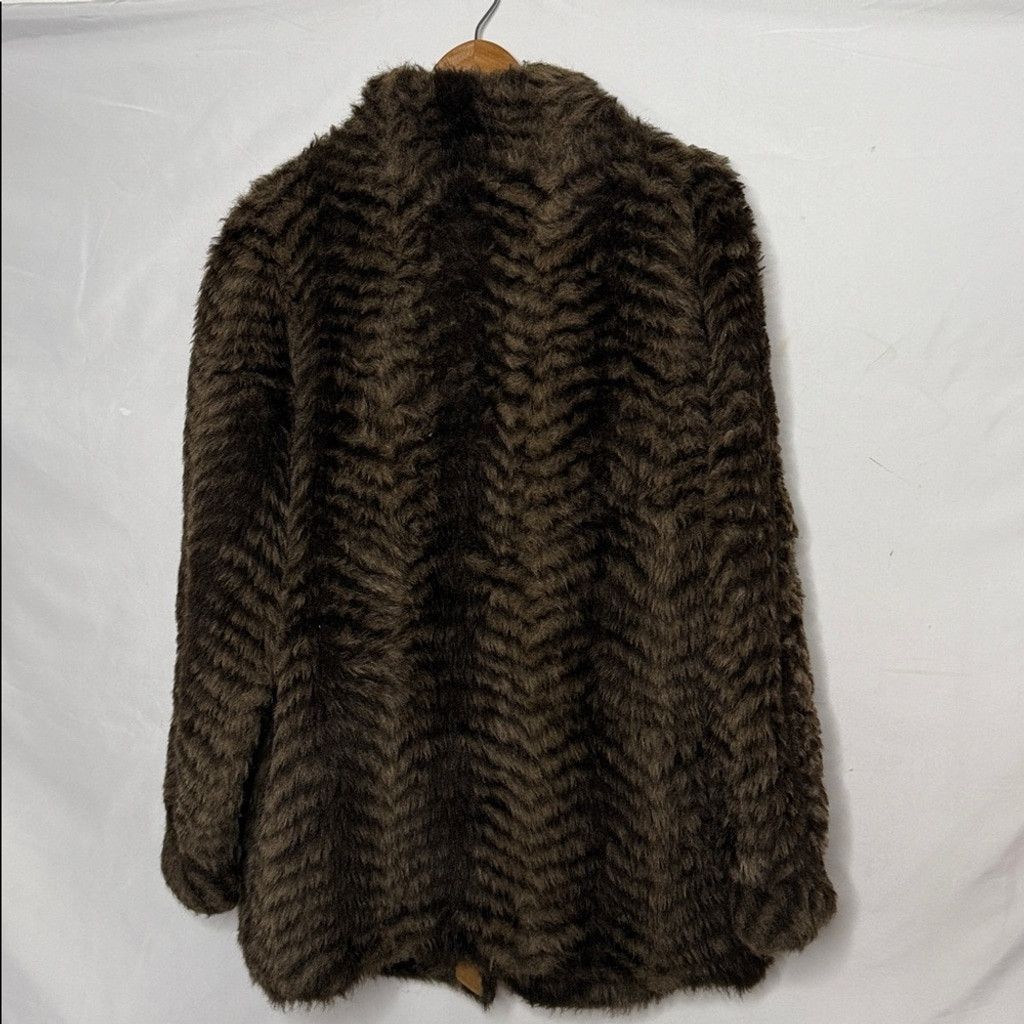 The Unbranded Brand Vintage 1970’s Style VI faux mink fur brown jacket coat XL Size XL / US 12-14 / IT 48-50 - 7 Thumbnail