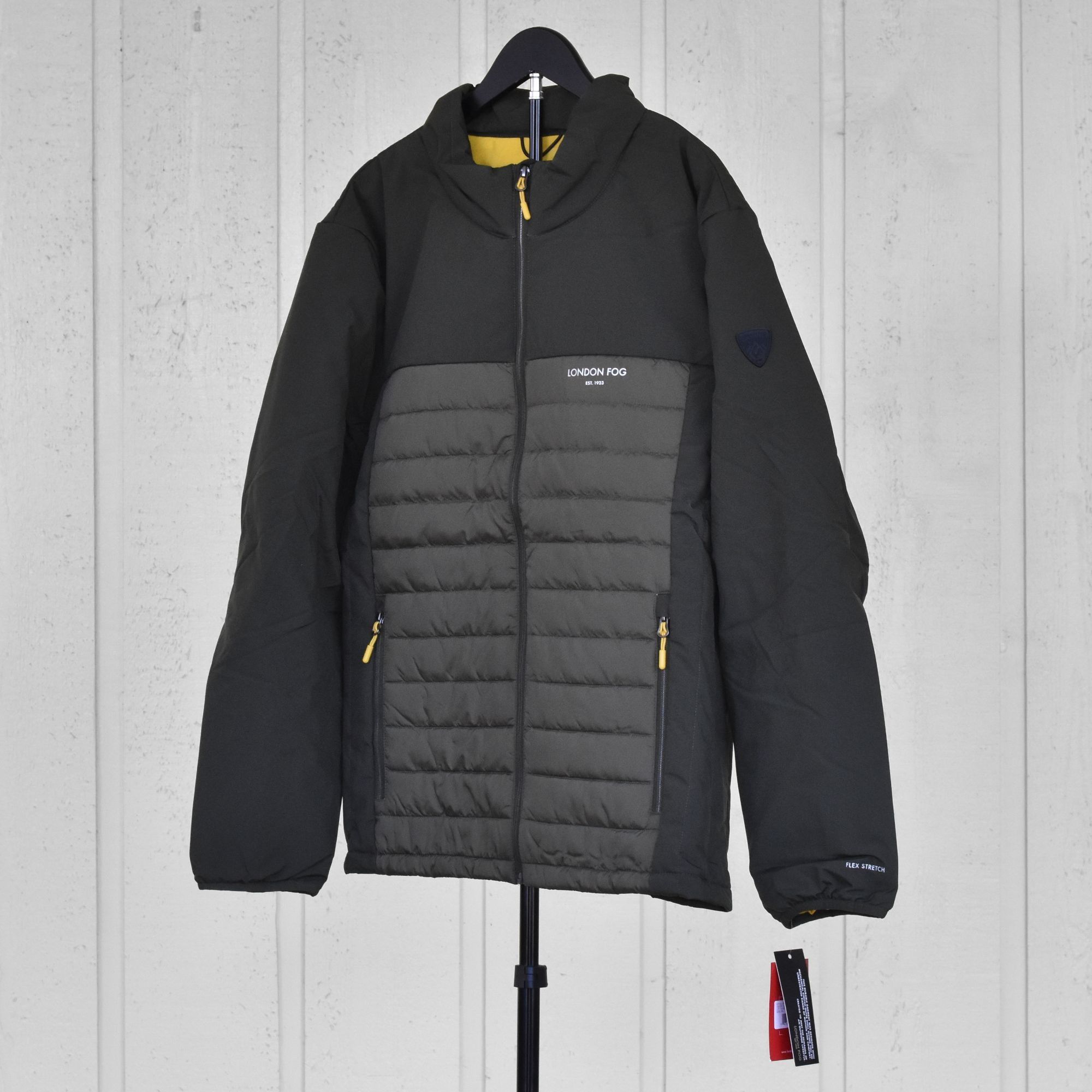 London Fog London Fog Ridgewood Mixed Media Midweight Quilted Jacket Ol Size US XXL / EU 58 / 5 - 2 Thumbnail
