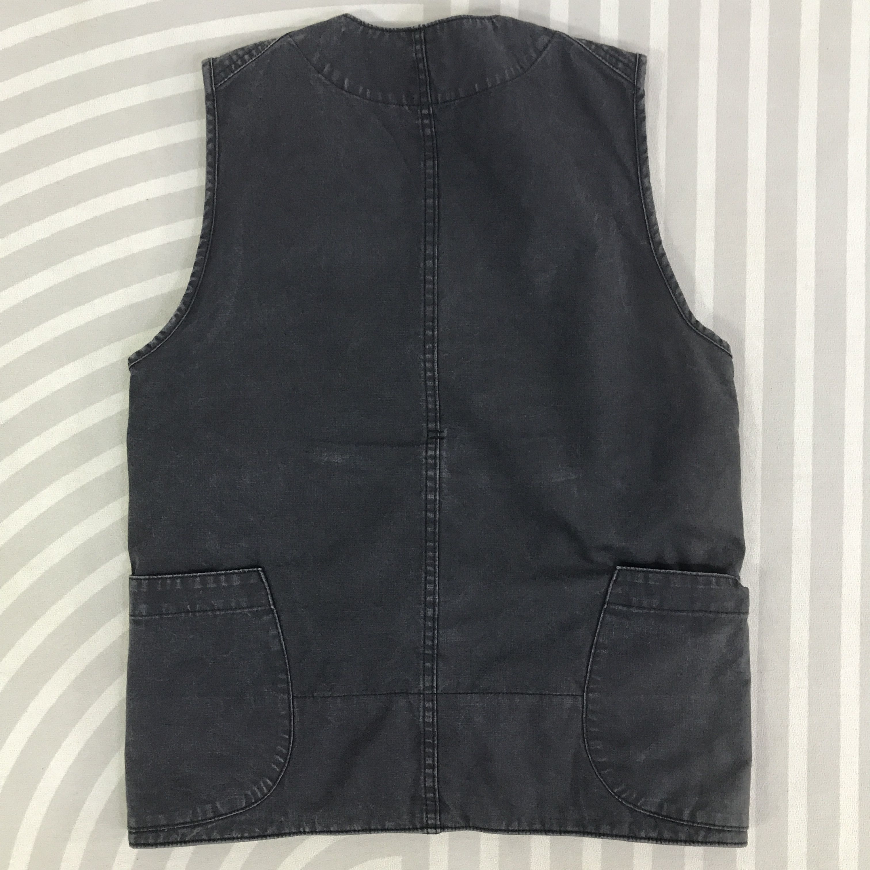 Japanese Brand Vintage Mr Hearts black faded tactical Vest K92B10 Size US S / EU 44-46 / 1 - 3 Thumbnail