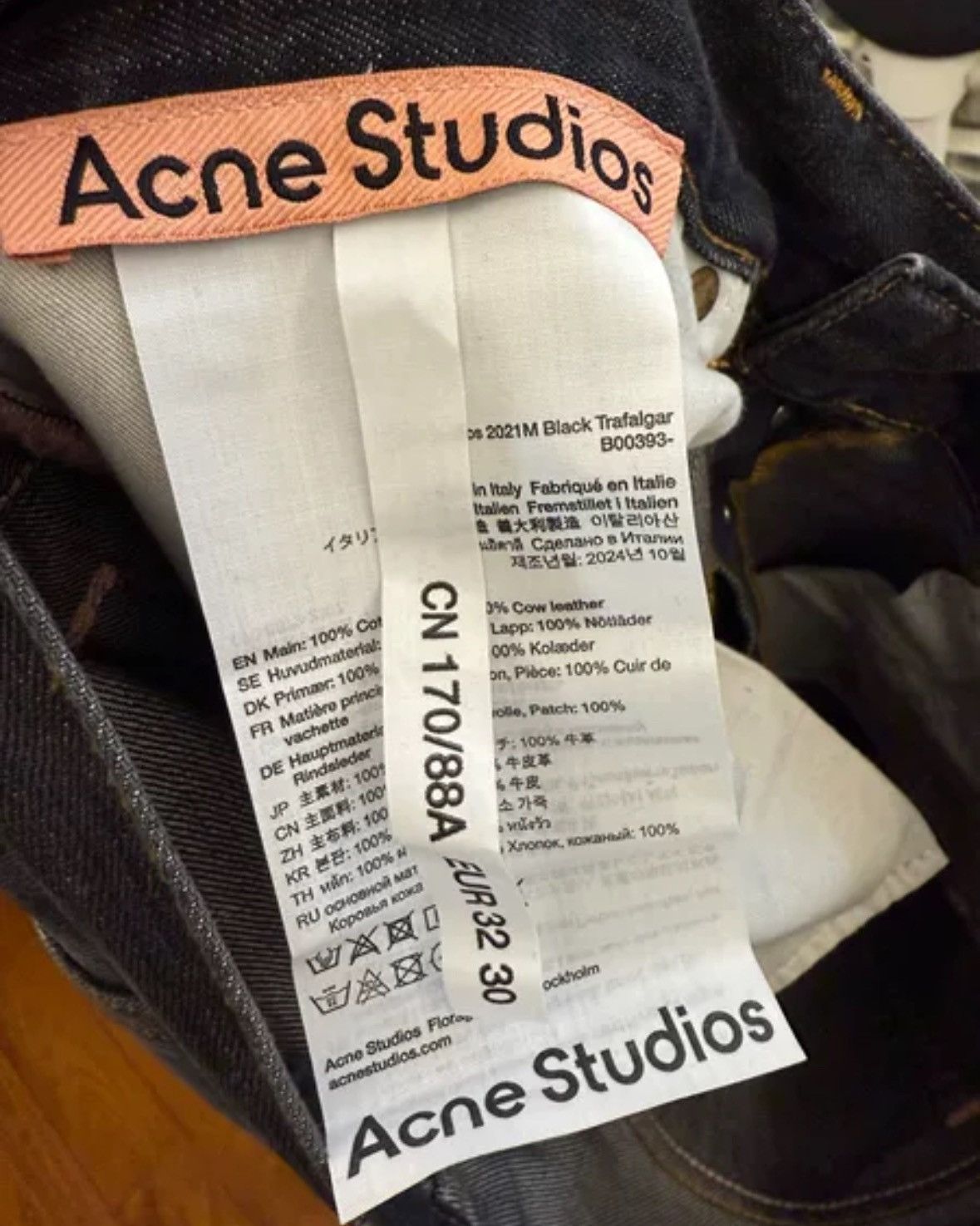 Acne Studios Acne studios 2021m jeans 2411-Nextarrow Size US 32 / EU 48 - 3 Thumbnail