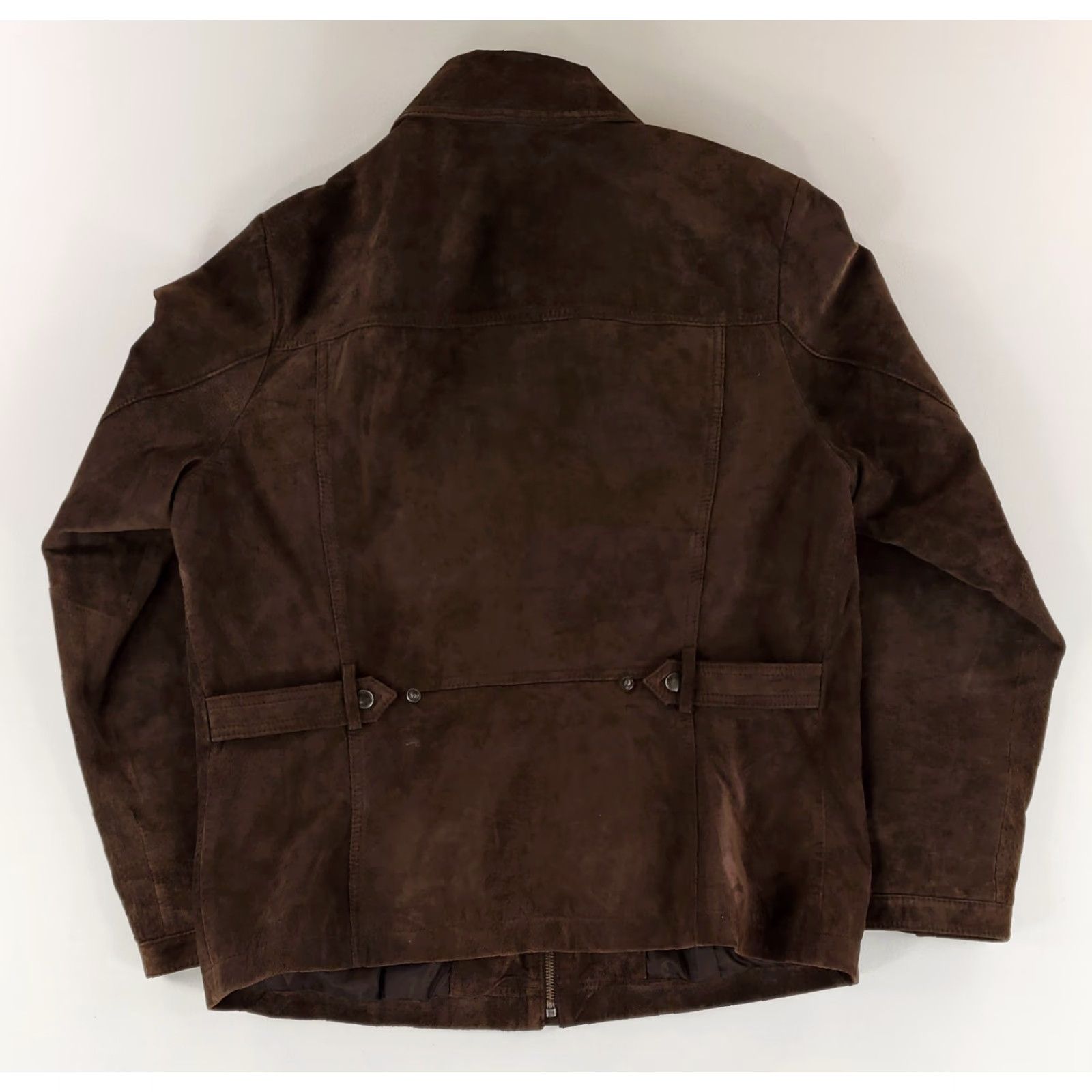 Eddie Bauer Eddie Bauer Seattle Suede Leather Jacket Brown Womens L Size L / US 10 / IT 46 - 4 Thumbnail