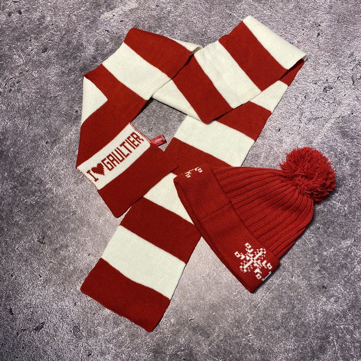 Jean Paul Gaultier Winter ❄️ Combo Jean Paul Gaultier Scarf -Hat🧣❤️ Size ONE SIZE - 4 Thumbnail