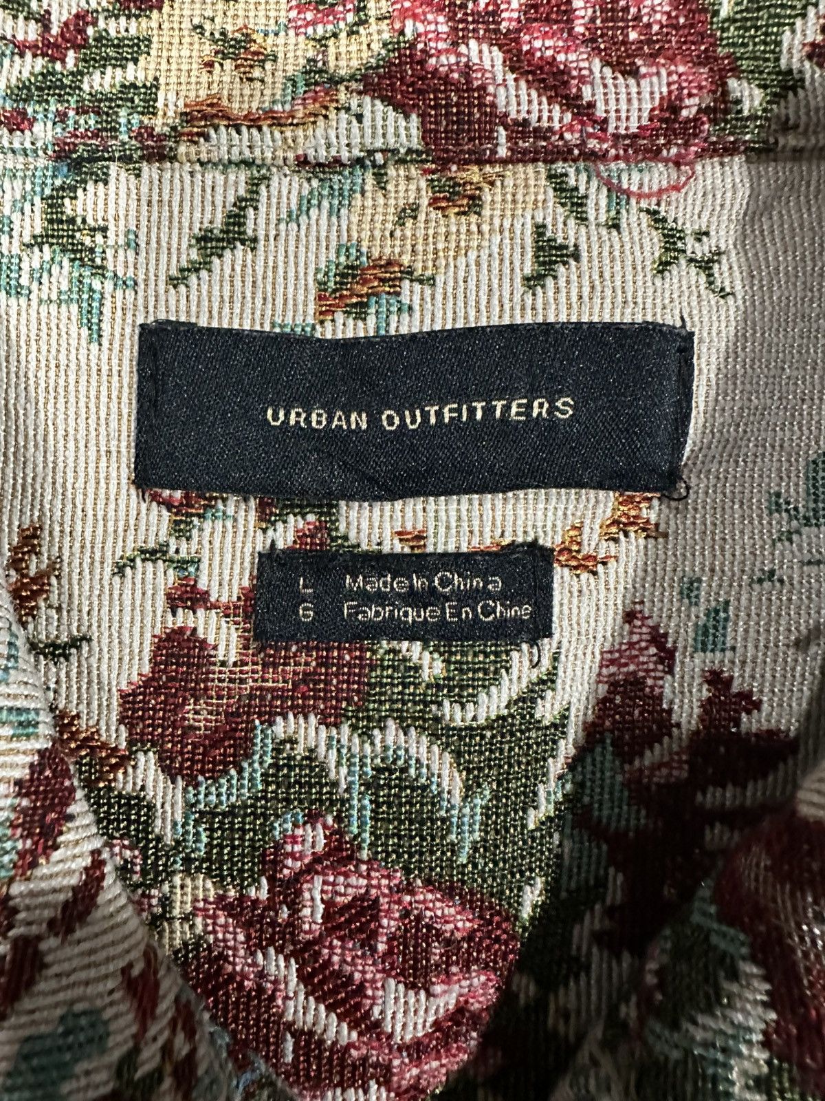 Urban Outfitters URBAN OUTFITTERS BRIAR ROSE ZIP SHIRT Size US L / EU 52-54 / 3 - 3 Thumbnail