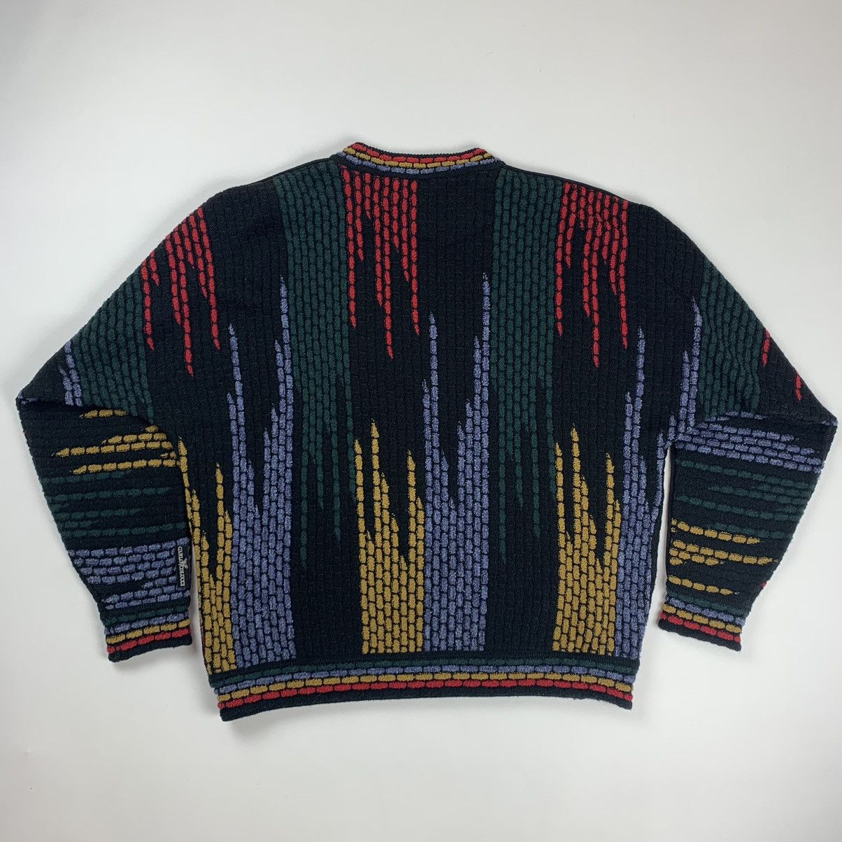 Carlo Colucci × Vintage Carlo Colucci multicolour knitwear sweater Size US L / EU 52-54 / 3 - 6 Thumbnail