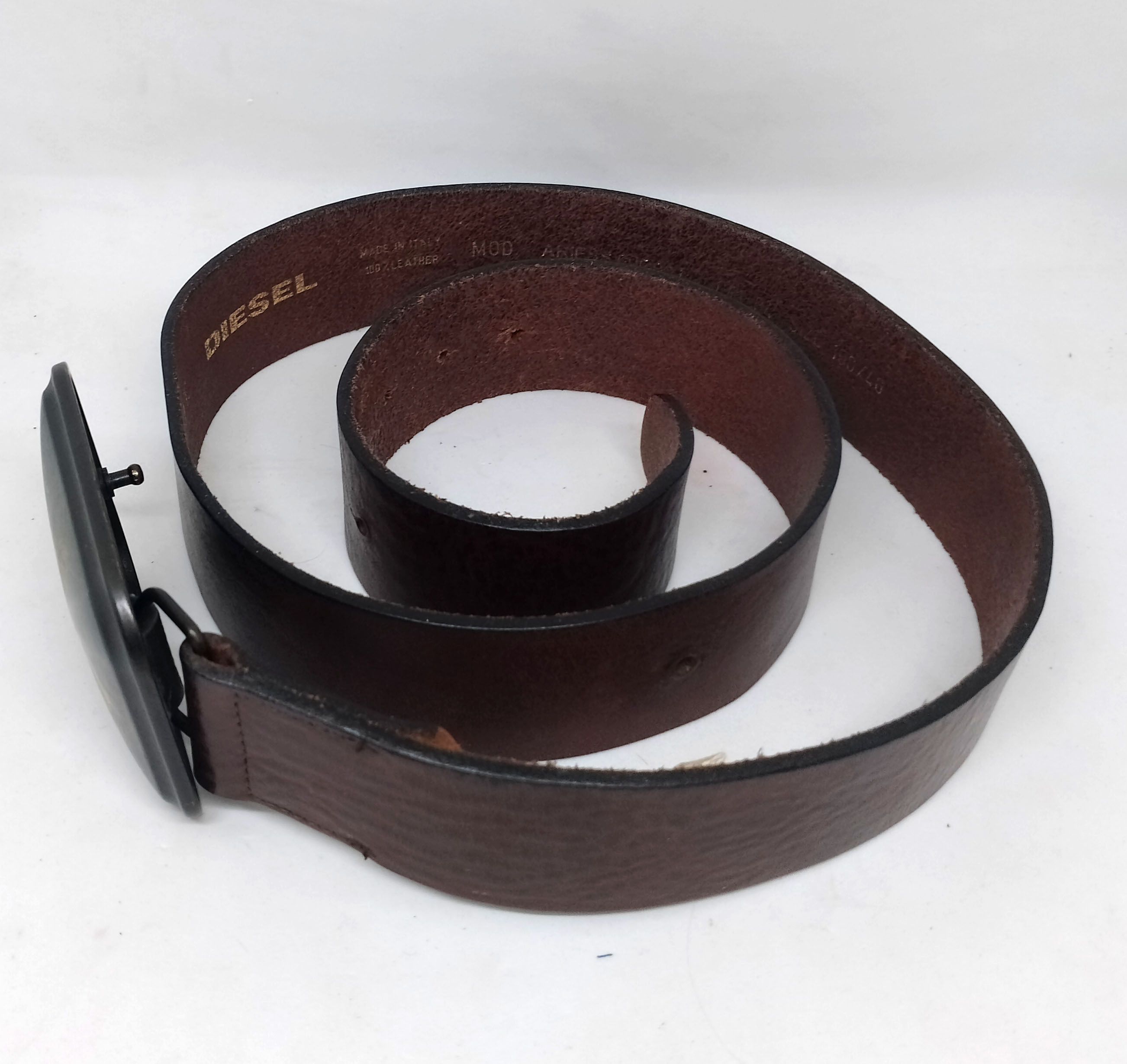 Diesel Diesel - Only The Brave Belt – Size 100/40 – Large Buckle Size 40 - 5 Thumbnail