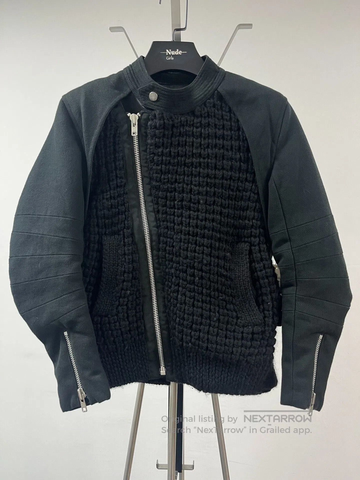 Comme des Garcons sacai wool patchwork jacket. Size US M / EU 48-50 / 2 - 1 Thumbnail