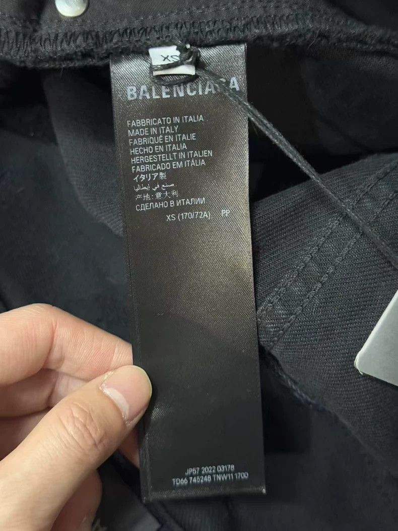 Balenciaga Balenciaga size xs Erosion tear damage jeans 2503-Nextarro Size US 28 / EU 44 - 6 Thumbnail