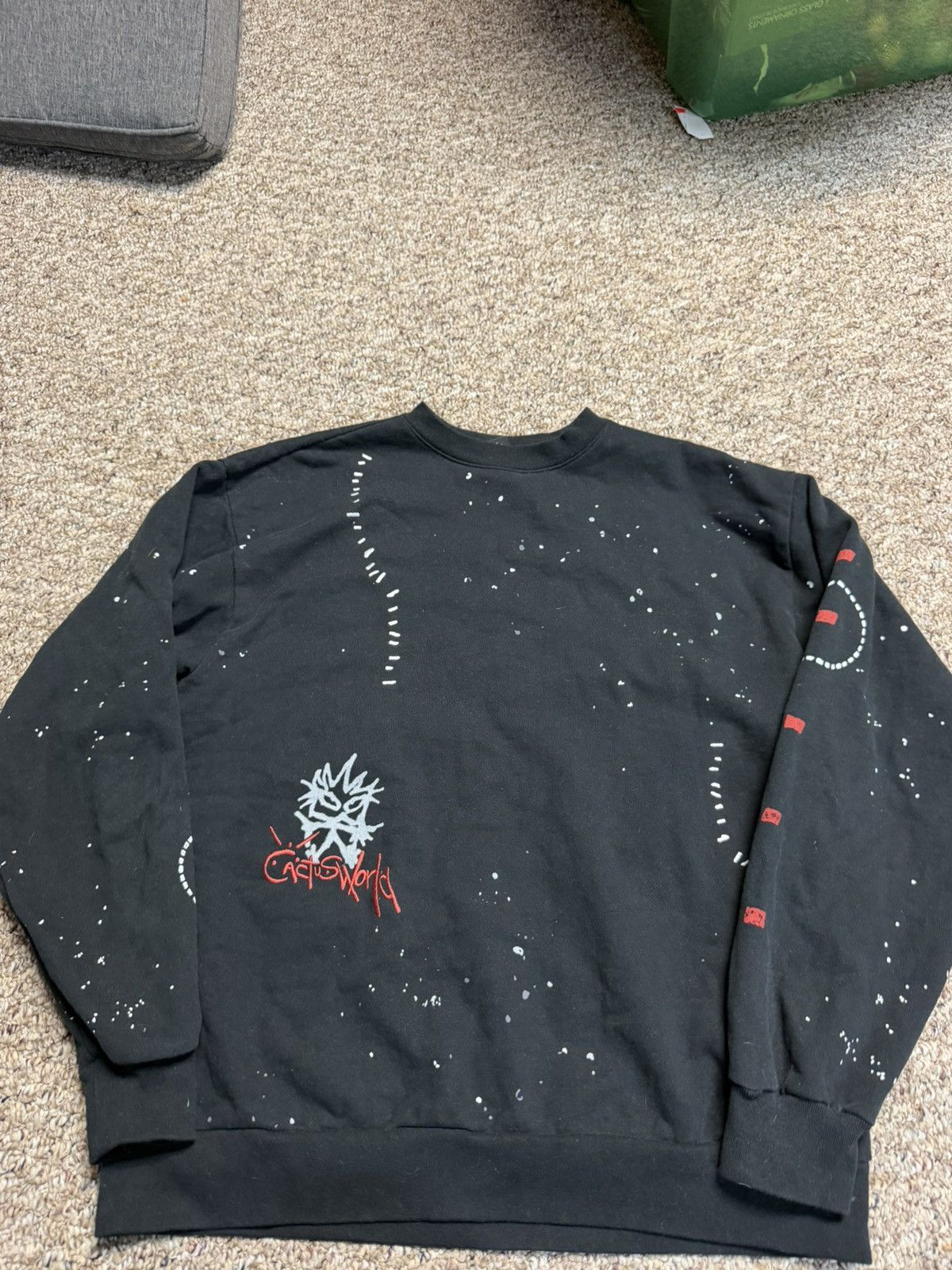 Travis Scott Cactus world crewneck Size US L / EU 52-54 / 3 - 1 Thumbnail