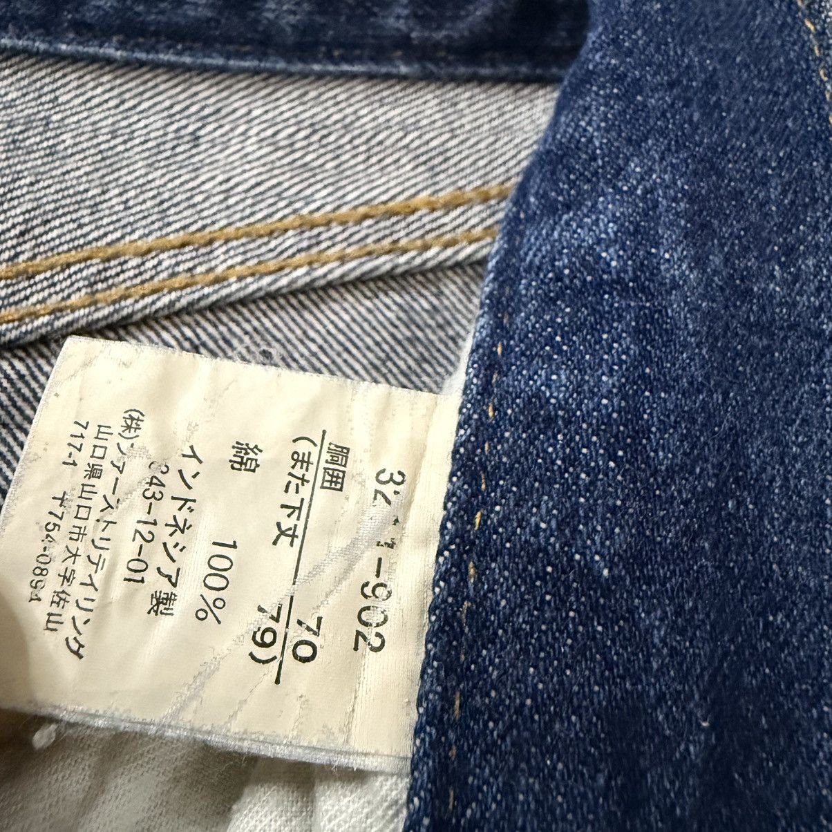 Warehouse 🔥🇯🇵 Vintage 90s Japanese Indigo Blue Warehouse Archive Jeans Size US 27 - 18 Thumbnail