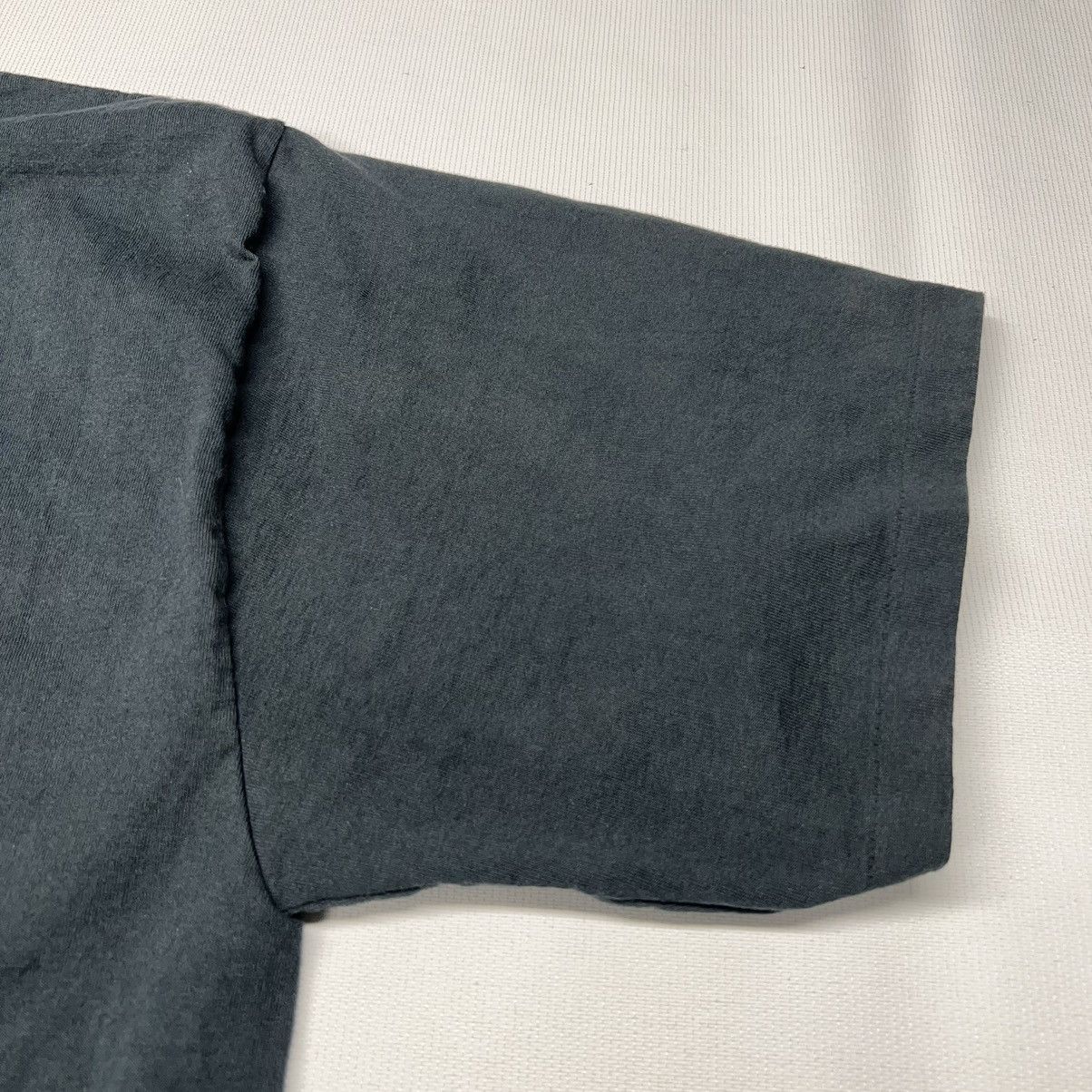 Vintage VTG National Mills Tee Shirt Grey Single Stitch Faded Washed Size US XL / EU 56 / 4 - 2 Thumbnail