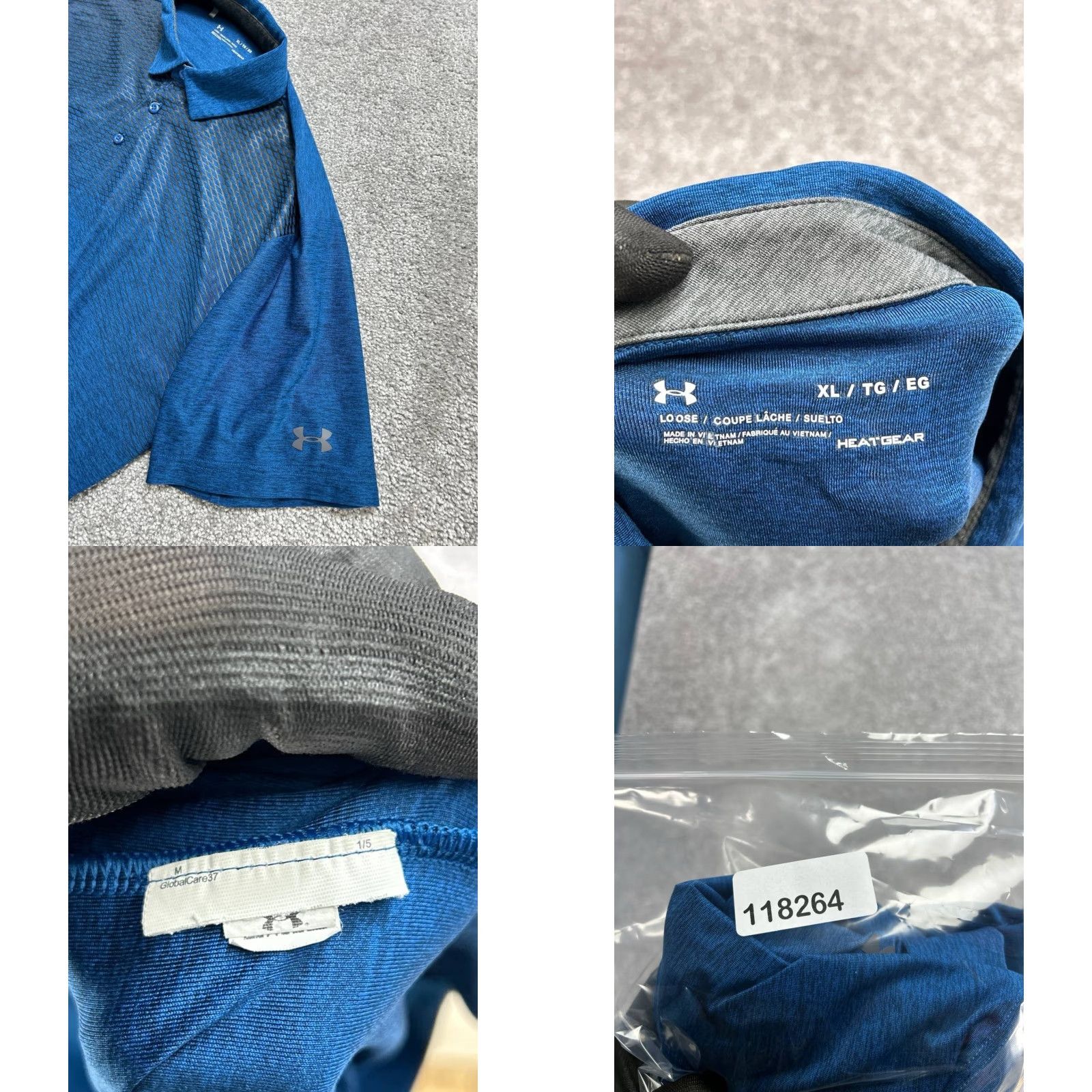 Under Armour Under Armour HeatGear Polo Shirt Men XL Blue Sports Golf Breathable Moisture Wicking Short Sleeve Polo Size US XL / EU 56 / 4 - 8 Thumbnail