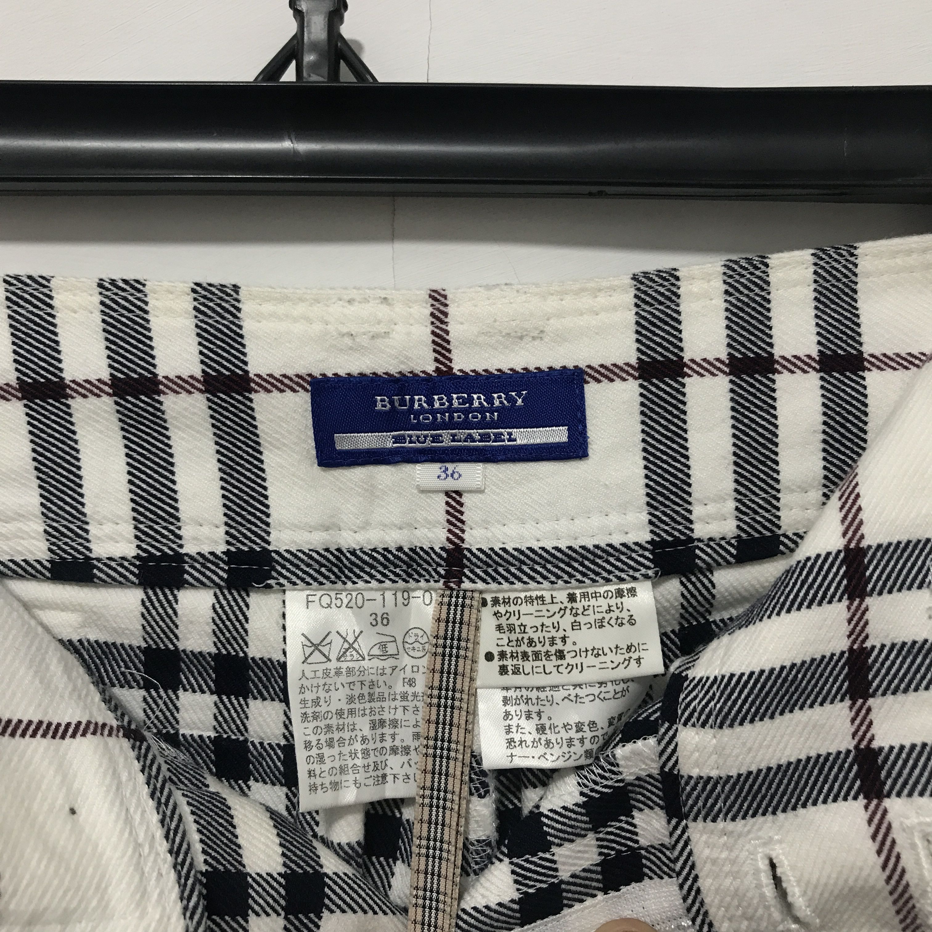 Burberry BURBERRY LONDON BLUE LABEL NOVA CHECK Size US 27 - 8 Thumbnail