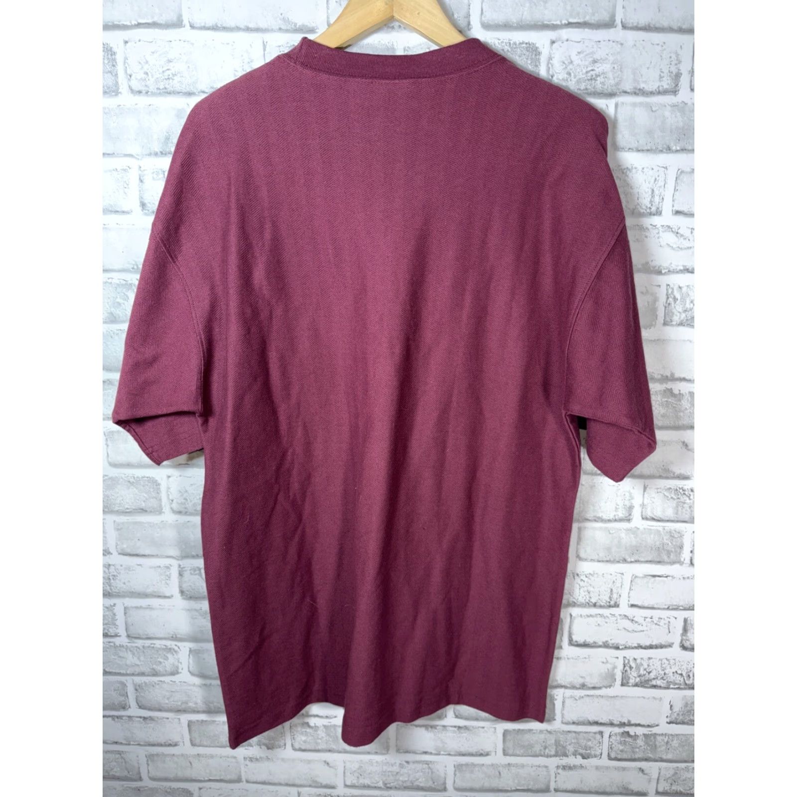 Vintage VINTAGE Star Trek T-Shirt Herringbone USA Maroon L Mens 1997 Star Trek Tee Size ONE SIZE - 5 Thumbnail