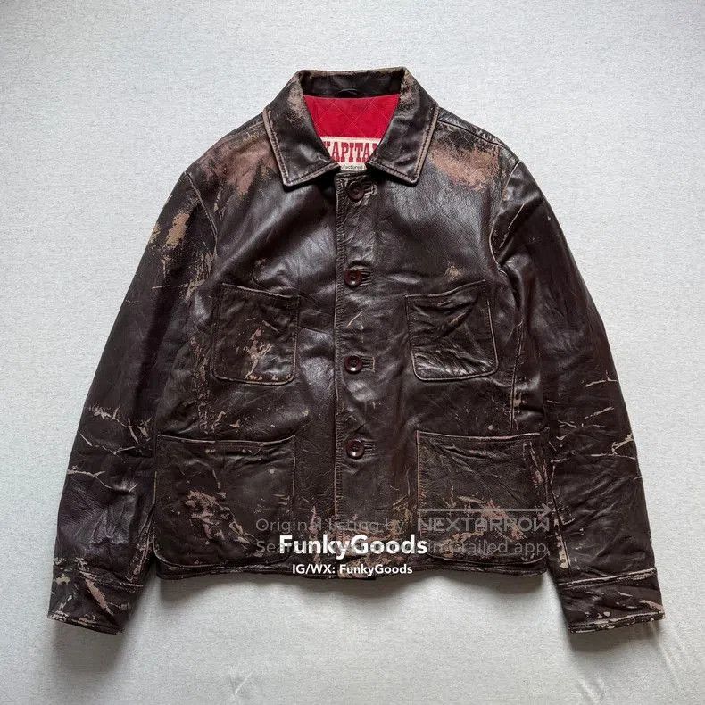 Kapital × Lewis Leathers Leather Jacket.