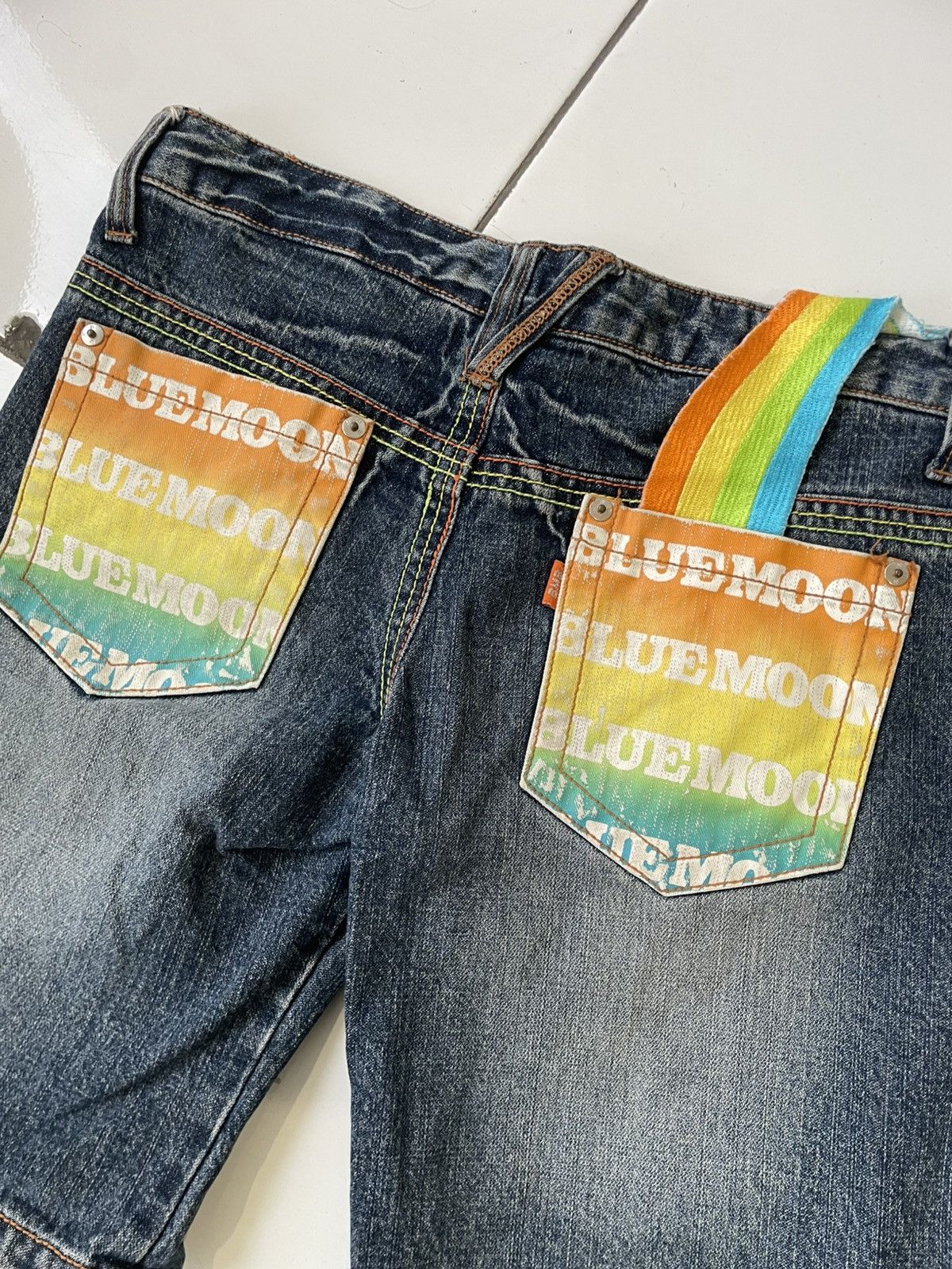 Blue Blue Japan Japanese Brand x Blue Moon Blue Japans Jorts Jeans Size US 33 - 3 Thumbnail