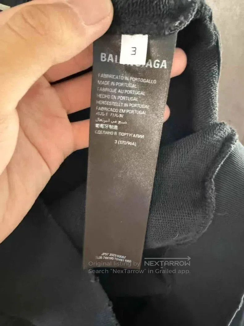 Balenciaga Balenciaga Tape Hoodie Size 3. Size US XXL / EU 58 / 5 - 4 Thumbnail