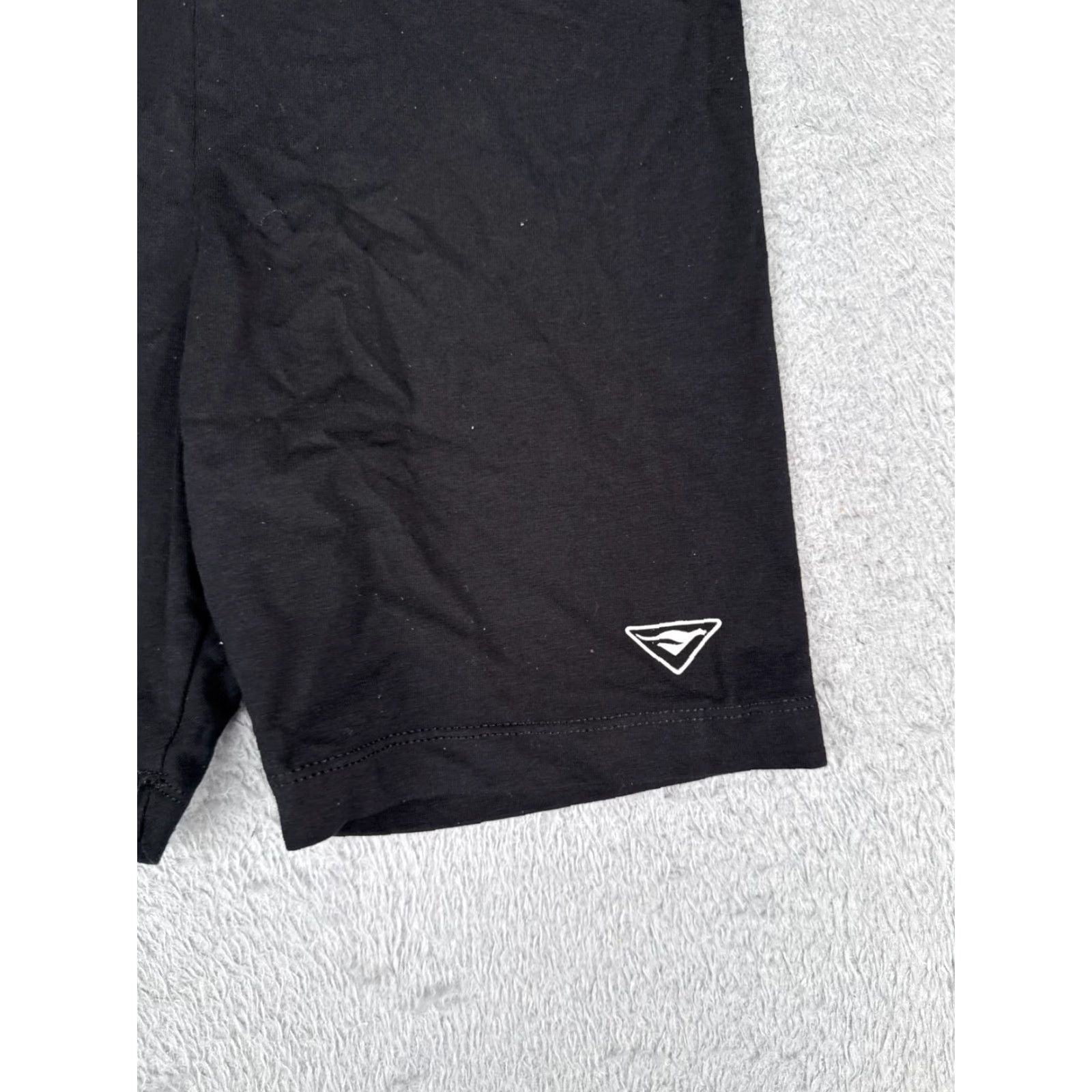 Vintage Cheetah Shorts Womens Medium Black Workout Gym Cotton Spandex Blend Size 32" / US 10 / IT 46 - 2 Thumbnail
