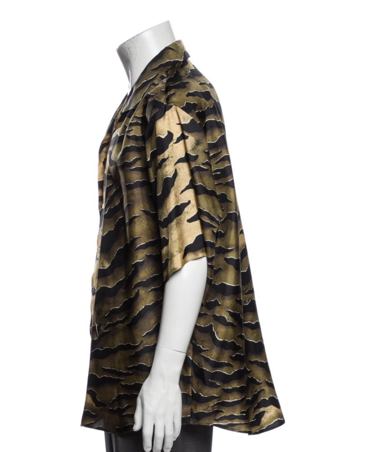 Dsquared2 Dsquared Silk Animal Print Shirt Size US L / EU 52-54 / 3 - 6 Thumbnail