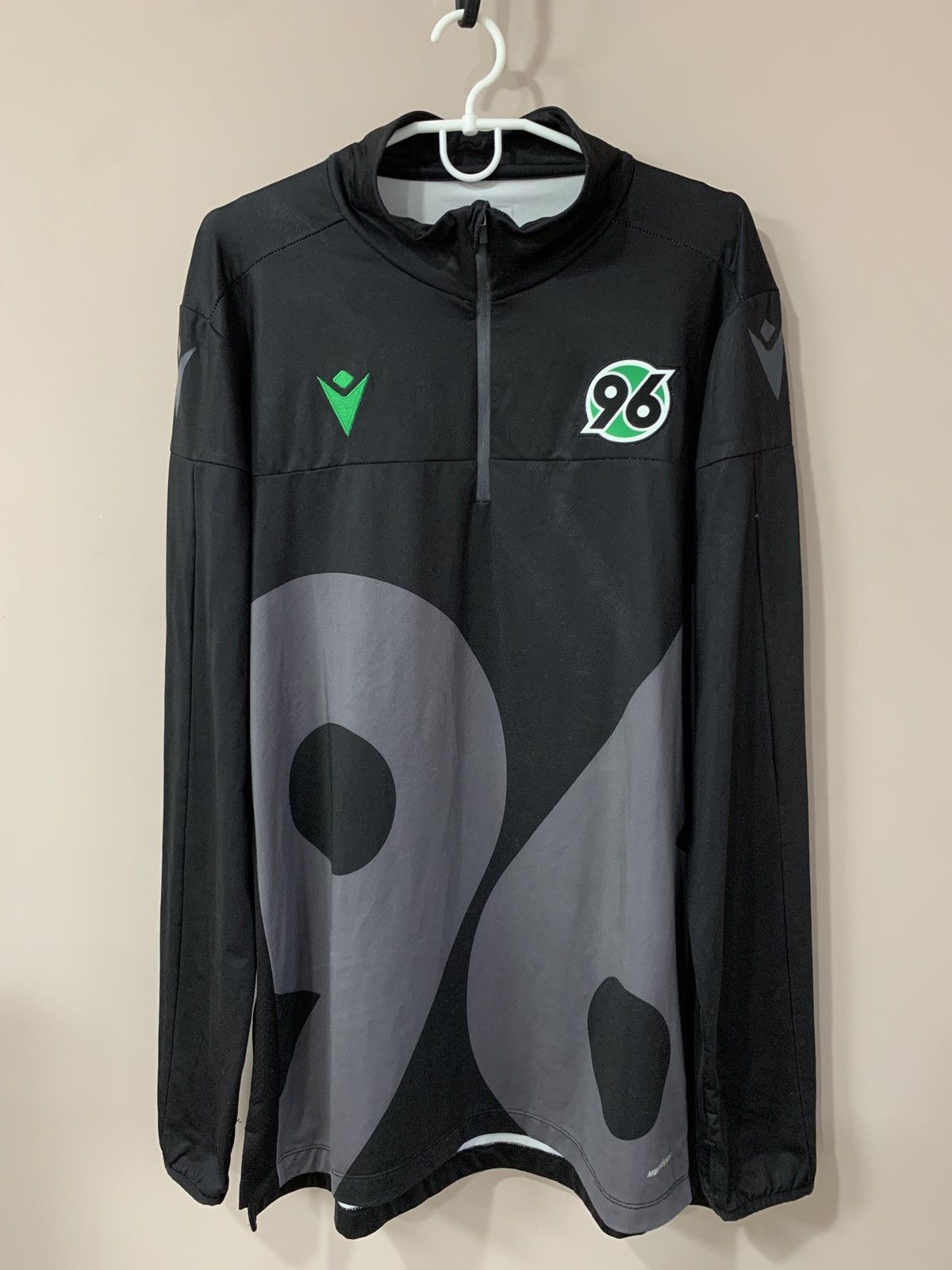 Macron Hannover 96 Football Long Sleeve Shirt Macron Soccer Jersey Size US XXL / EU 58 / 5 - 1 Thumbnail