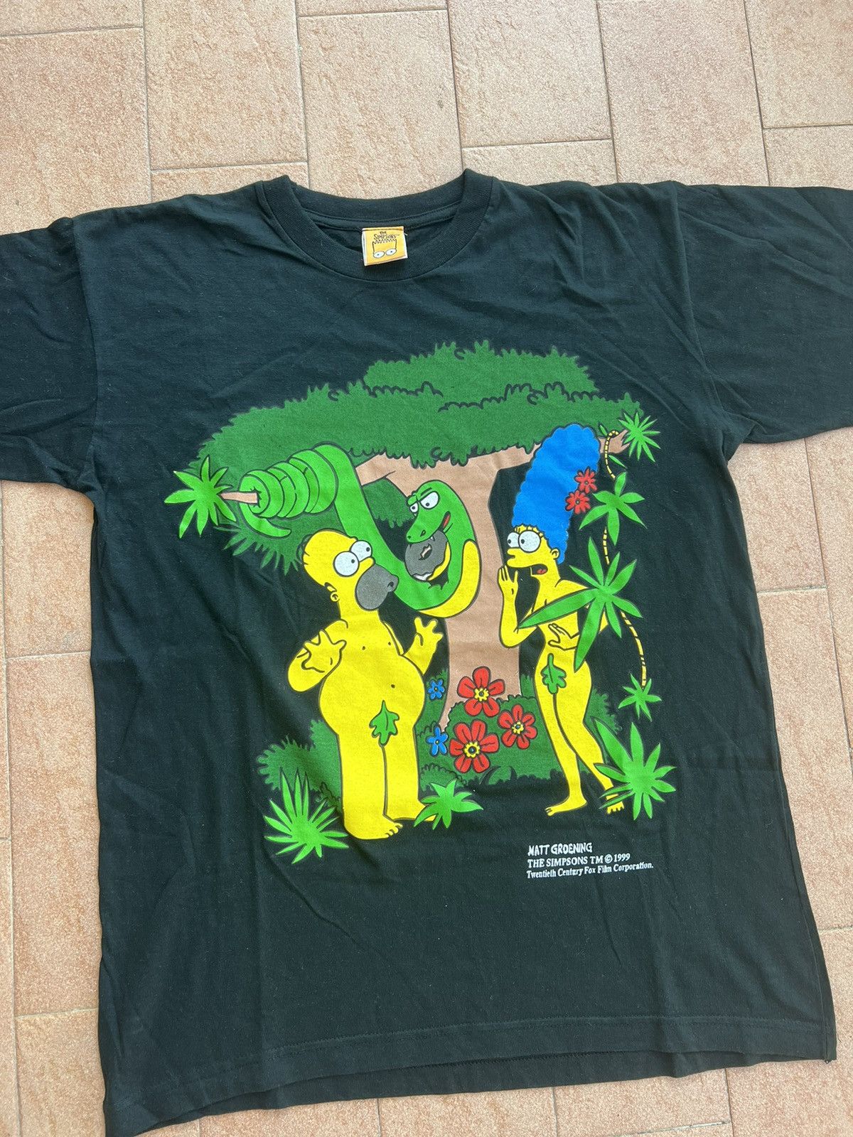 Cartoon Network × The Simpsons × Vintage Vintage T-shirt The Simpsons Matt Groening 1999 Size US M / EU 48-50 / 2 - 2 Thumbnail