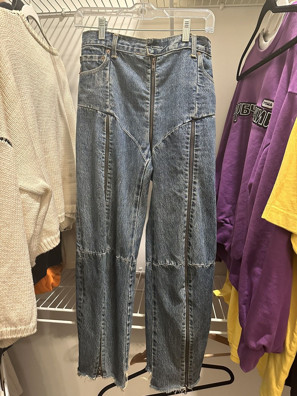 Vetements x best sale levi's reworked jeans