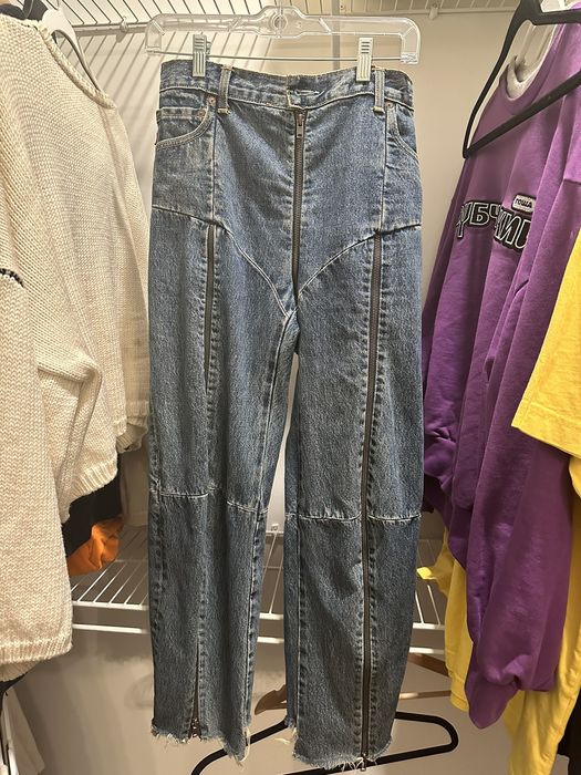 Vetements x shop levi's reworked jeans