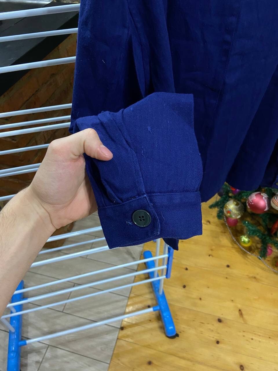 Vintage Vintage Franch Adult Workwear Blue Pockets Jacket Size 54 Size US L / EU 52-54 / 3 - 9 Thumbnail