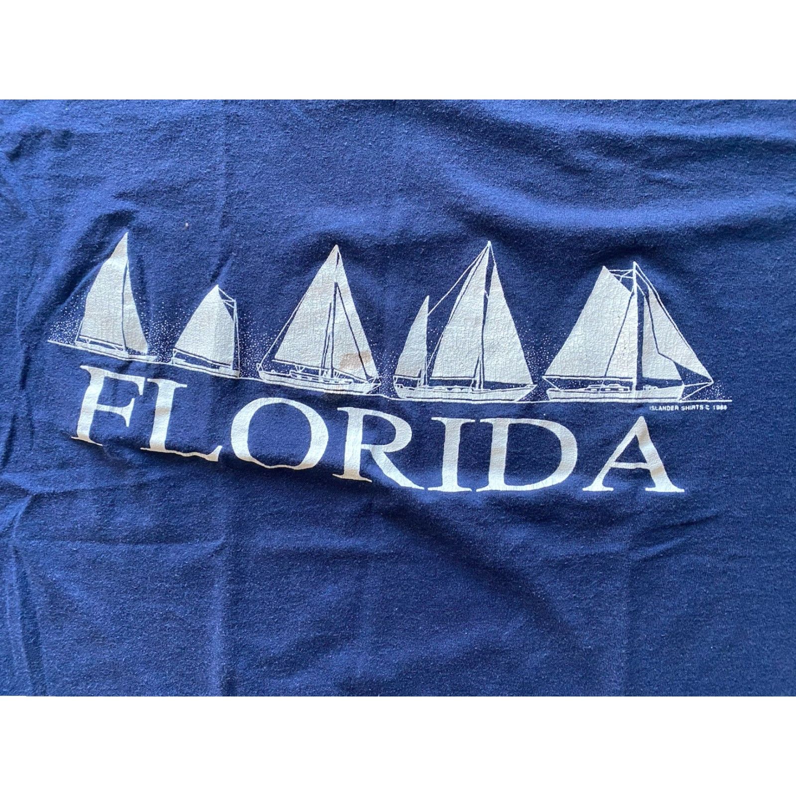 Vintage VINTAGE Screen Stars T-Shirt Men L Florida 1980s USA Short Sleeve See Photos Florida Vintage 1980s Mens L Size US L / EU 52-54 / 3 - 6 Thumbnail