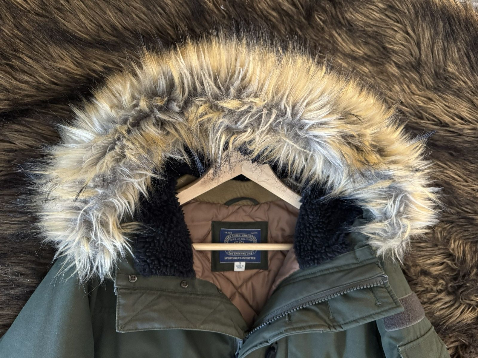 J.Crew J.Crew Nordic Expedition Parka — Olive (Faux Fur Trim) Size US S / EU 44-46 / 1 - 4 Thumbnail