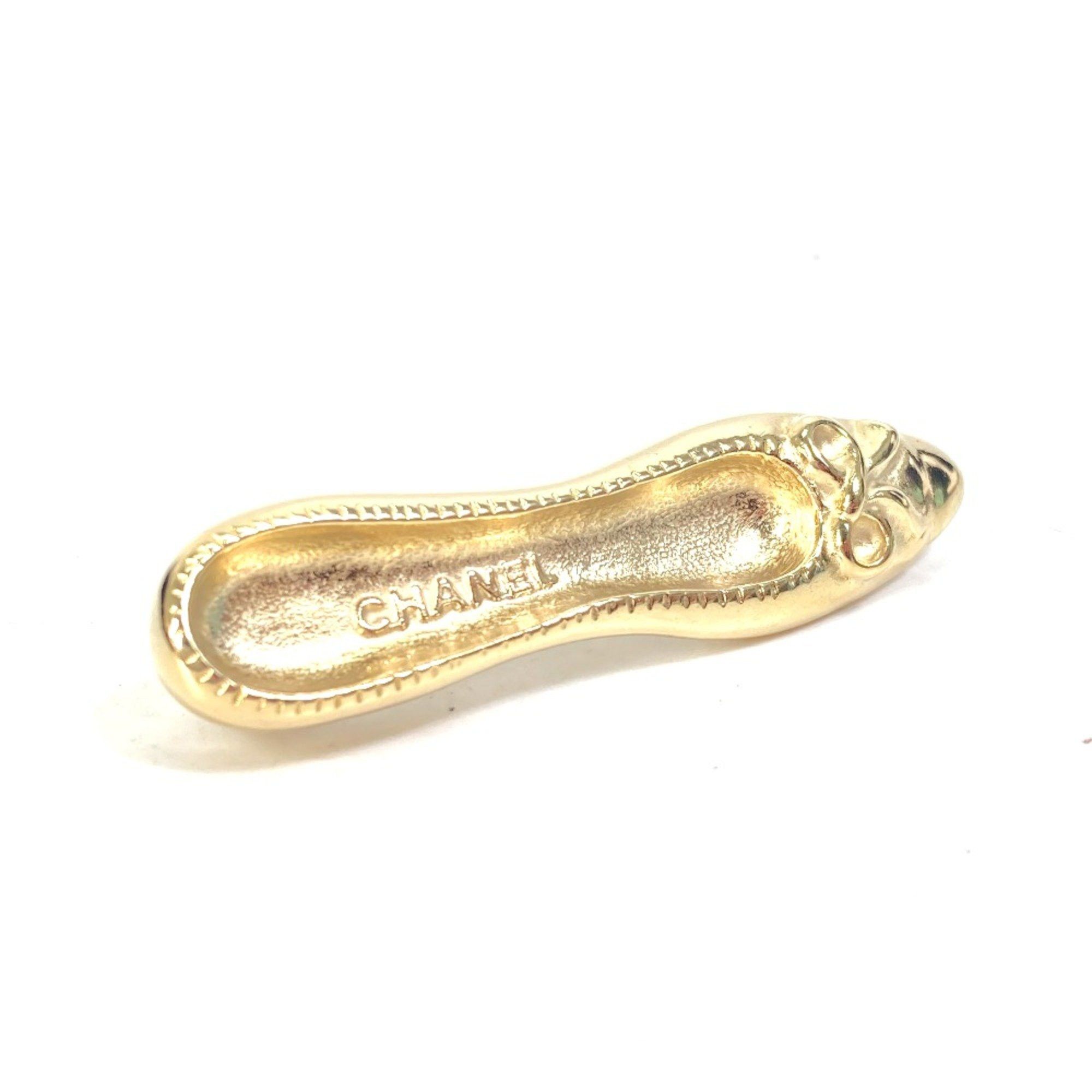 Chanel Chanel pumps motif B23A accessories Brooch Gold Size ONE SIZE - 1 Thumbnail