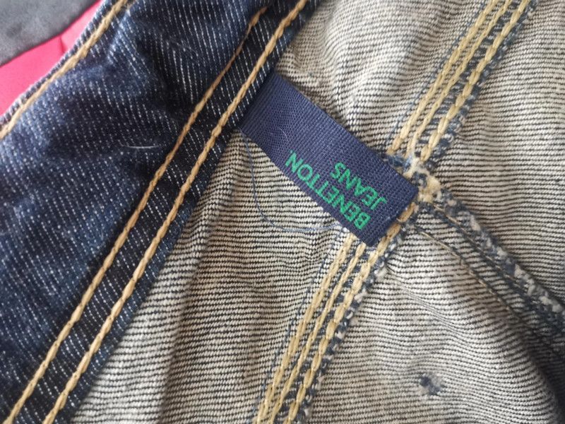 Benetton Benetton vintage denim skirt 8 Size 27" / US 4 / IT 40 - 5 Thumbnail