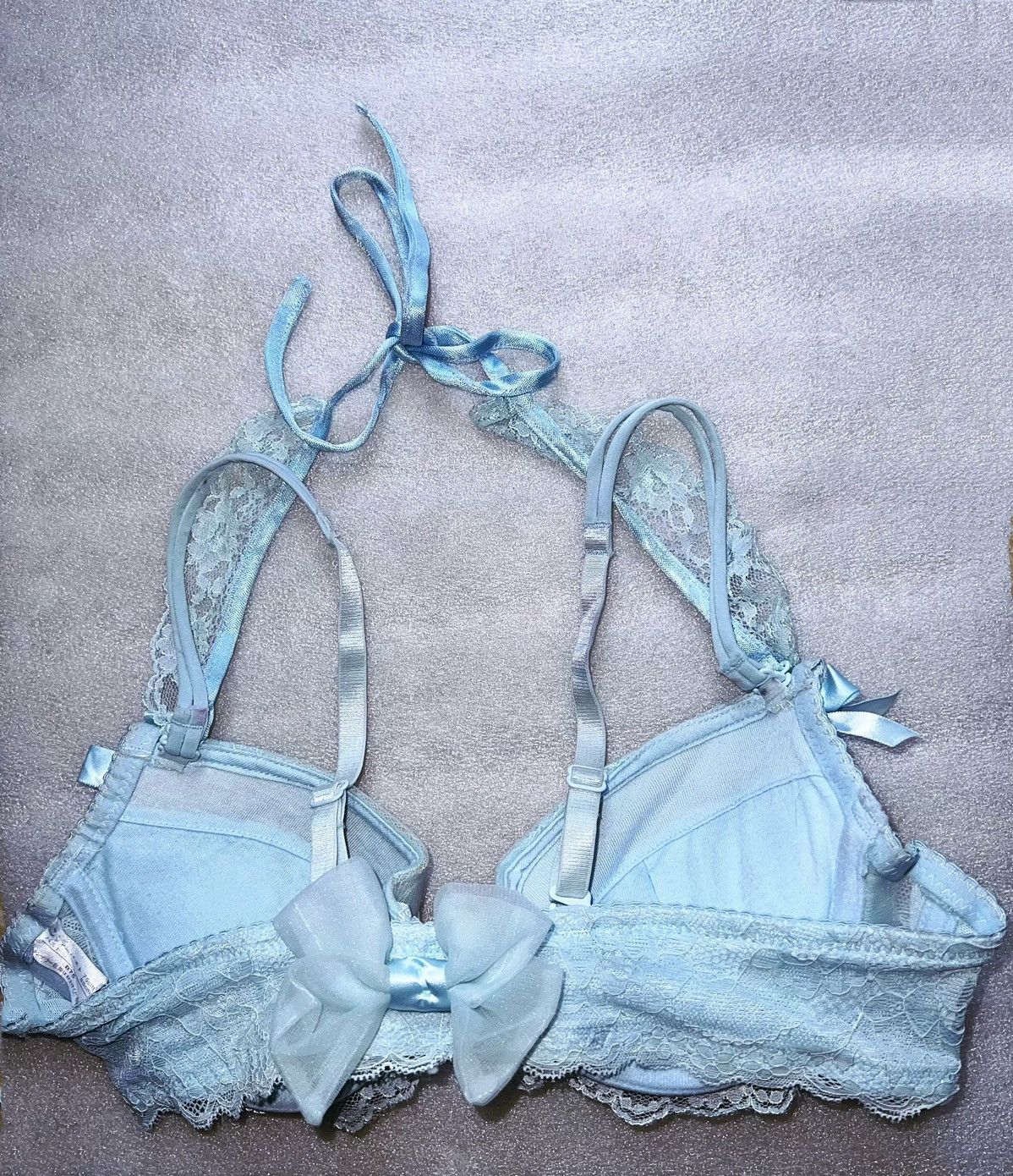 Japanese Brand Vintage Japanese blue fairy bra 🦋💙 Size ONE SIZE - 3 Thumbnail
