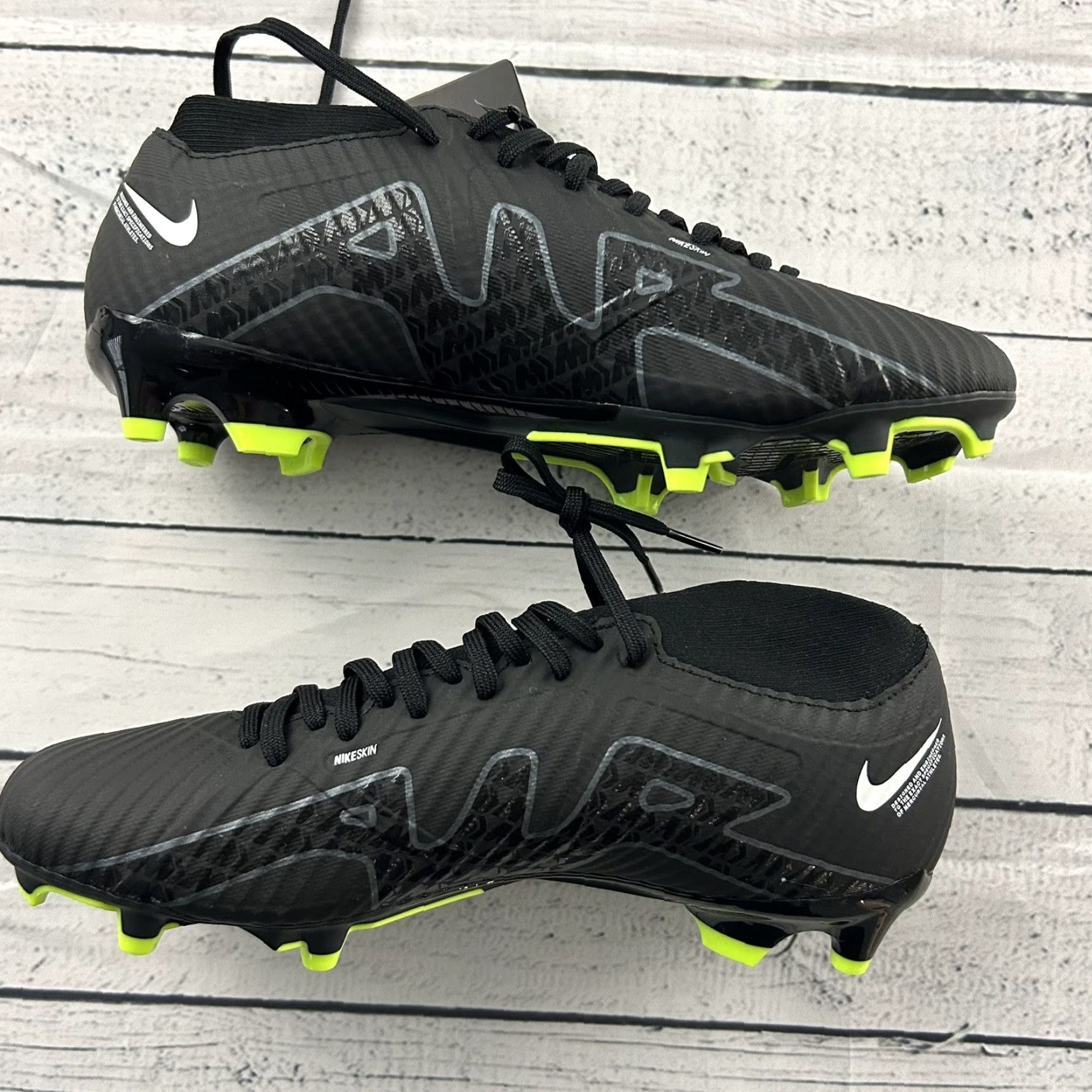 Nike Nike Zoom Superfly 9 Academy FG/MG Black Soccer Cleats Men 7.5 W 9 Nike Zoom Superfly FG/MG Black Cleats Mens Size 7.5 40.5 EU 7.5 US Size ONE SIZE - 2 Thumbnail